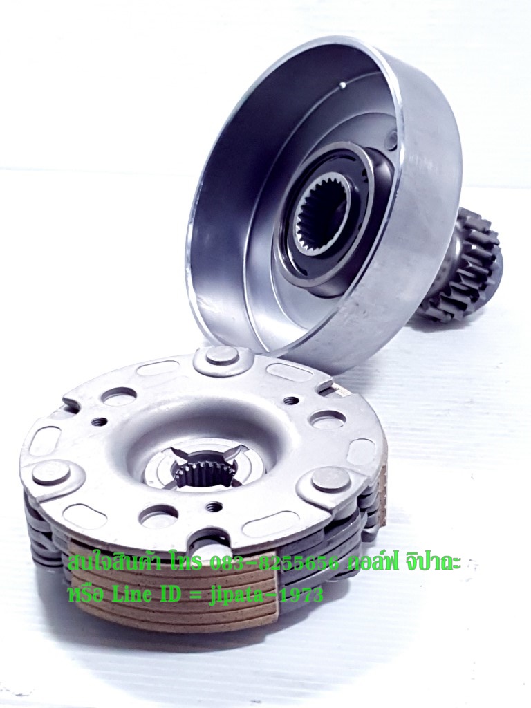 (Wave 125) ชุดเรือนคลัทช์แรงเหวี่ยงพร้อมผ้าคลัทช์ Honda Wave 125 งานเกรดเอ