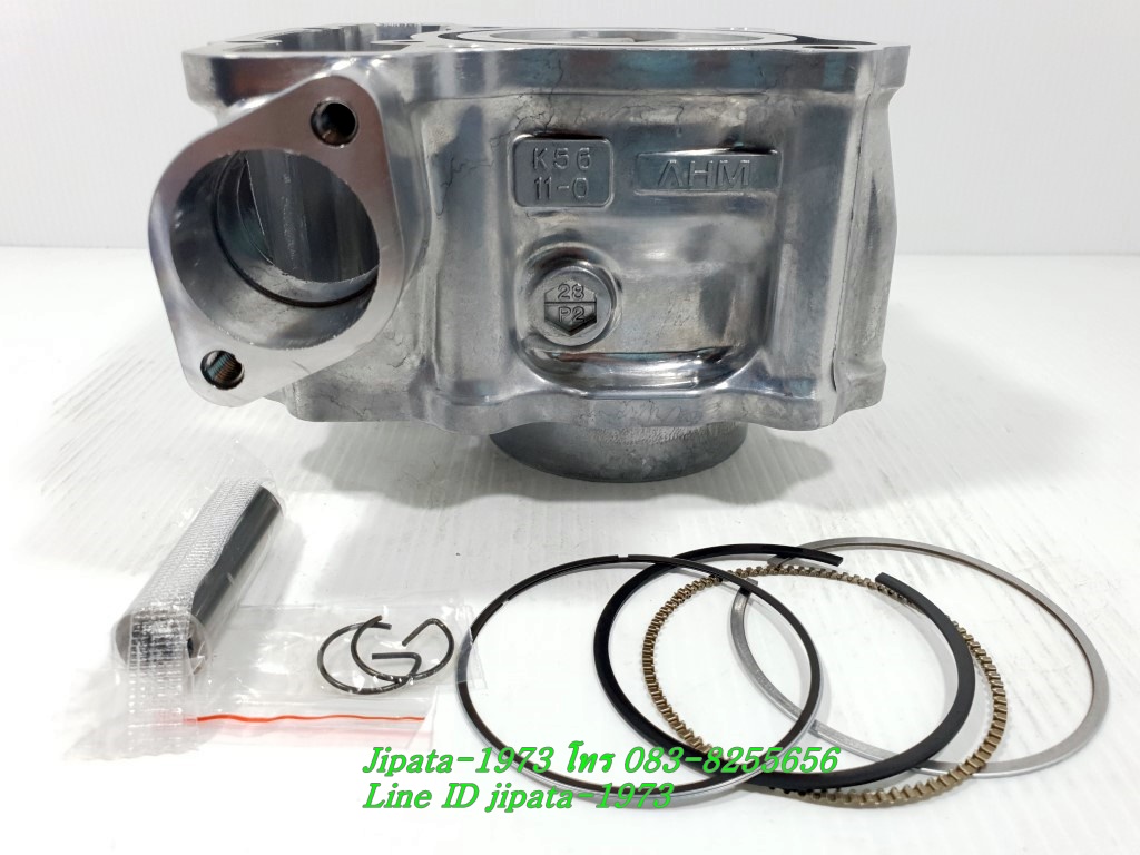 (CB150 R) ชุดเสื้อสูบพร้อมชุดลูกสูบแหวนครบชุด Honda CB150R,CBR 150 ปี 2019 (57 มม.) งานเกรดเอ