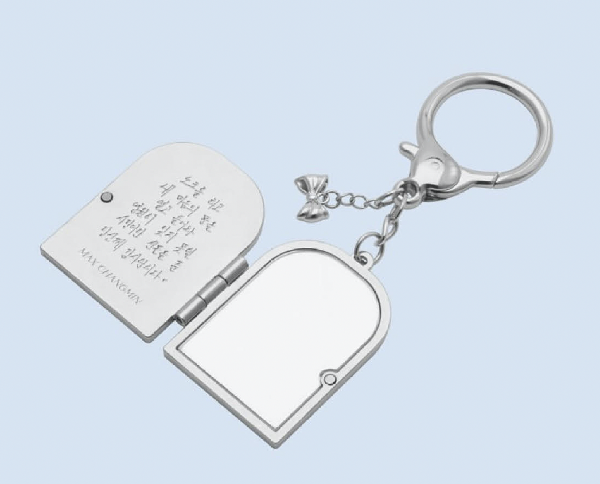 [KNOCKIN ON YOUR HEART] - Mirror Keyring - ระบุชื่อ ศิลปิน Artist ที่ต้องการ
