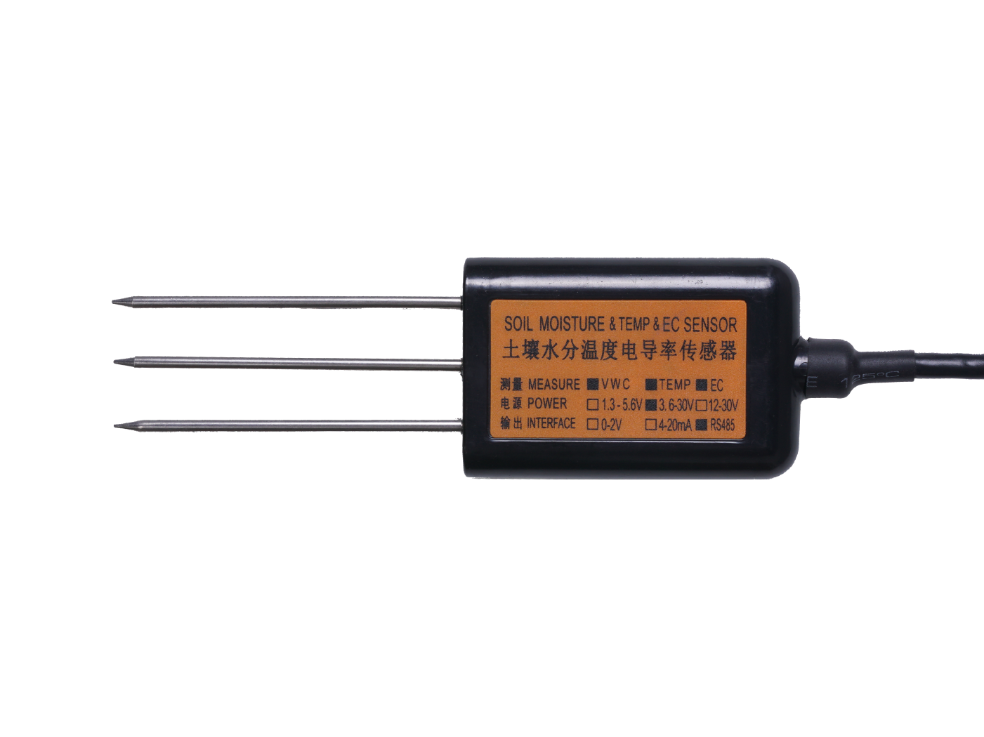 Industrial Soil Moisture & Temperature & EC Sensor MODBUS-RTU RS485 (S-Soil MTEC-02A) - แท้จาก seeedstudio