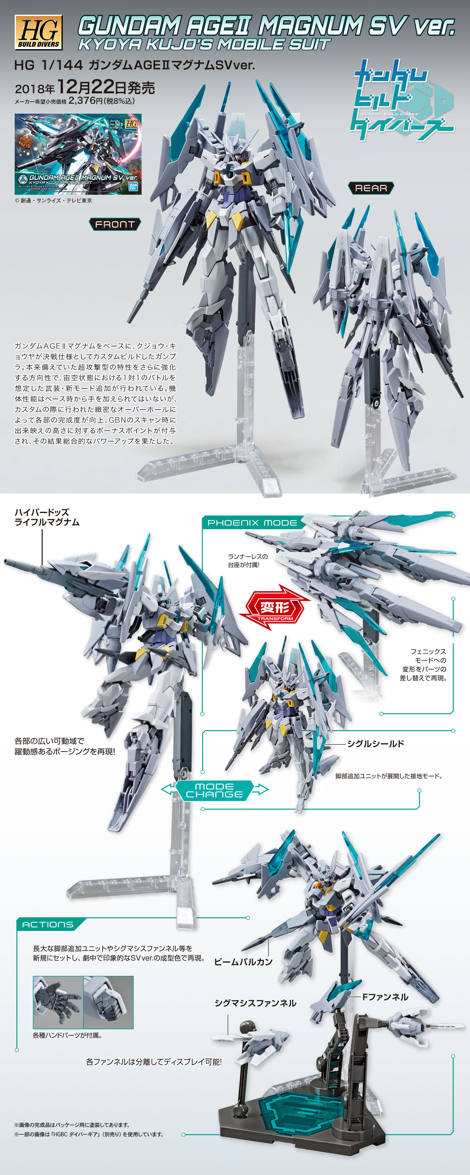 HGBD 1/144 Gundam Age II Magnum SV Ver.