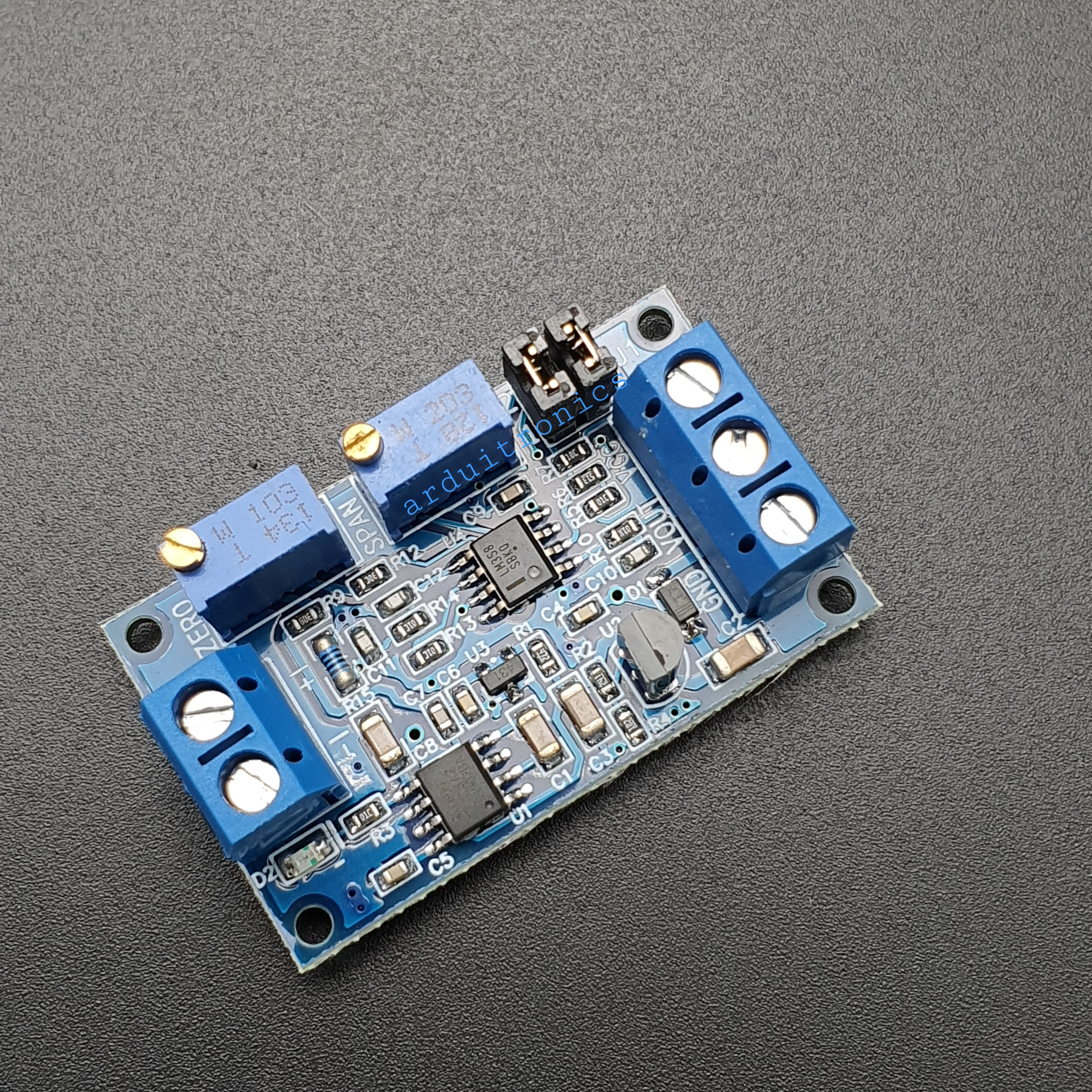โมดูลแปลงกระแสเป็นโวลต์ 0-20mA หรือ 4-20mA เป็น 0-3.3V 5V 10V Current to Voltage Module Voltage Transmitter Signal Conversion (HW-685)