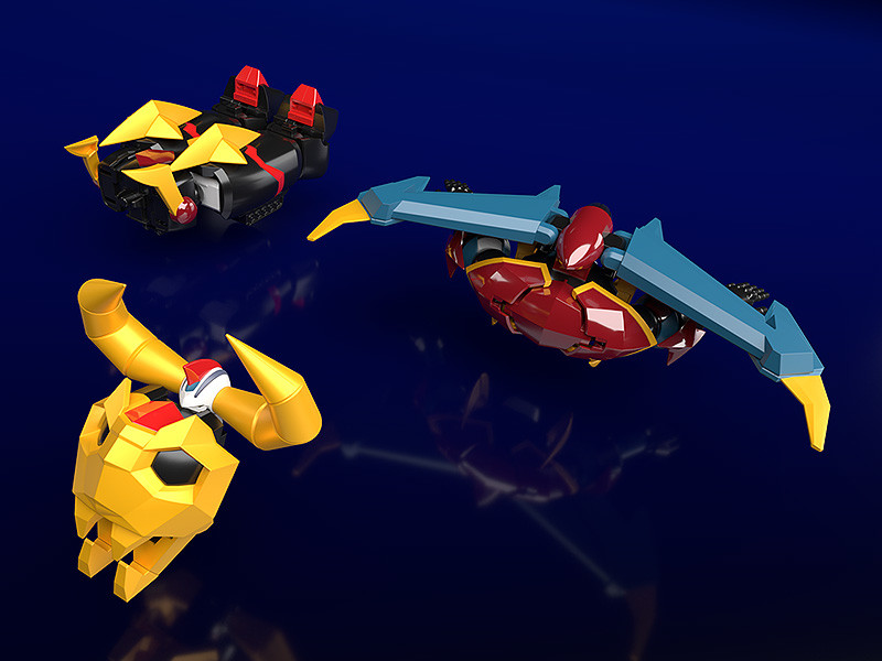 "Pre-Order" MODEROID Gaiking the Great (เป็นกล่องแยก 3 กล่อง)