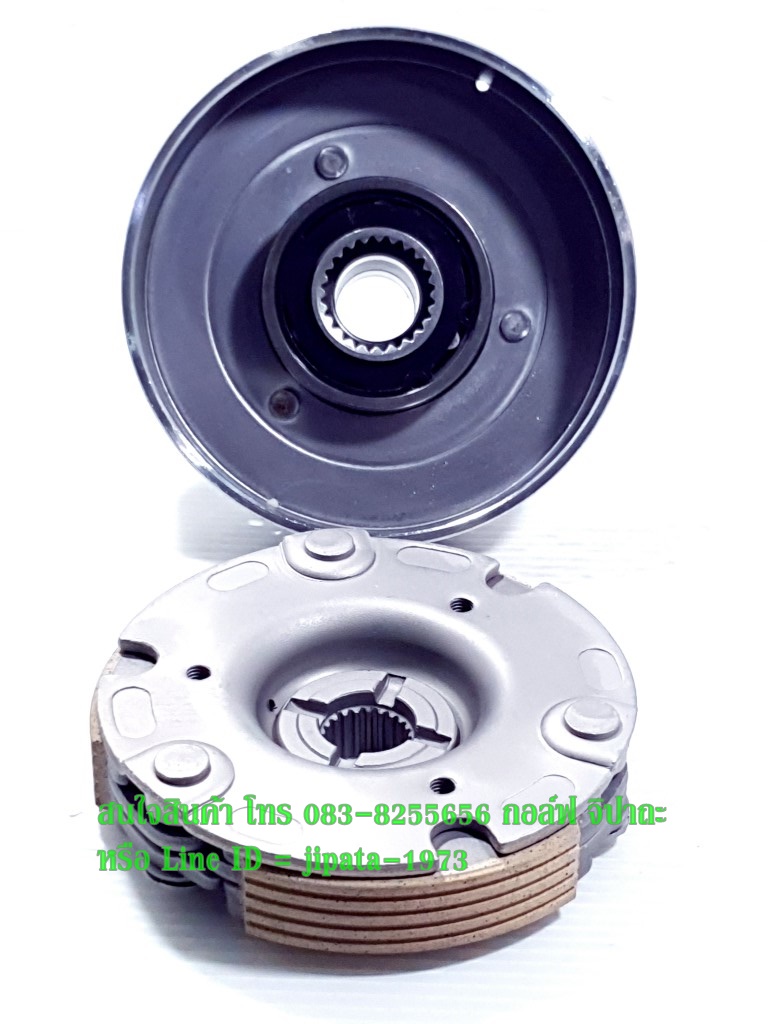 (Wave 100) ชุดเรือนคลัทช์แรงเหวี่ยงพร้อมผ้าคลัทช์ Honda Wave 100 งานเกรดเอ