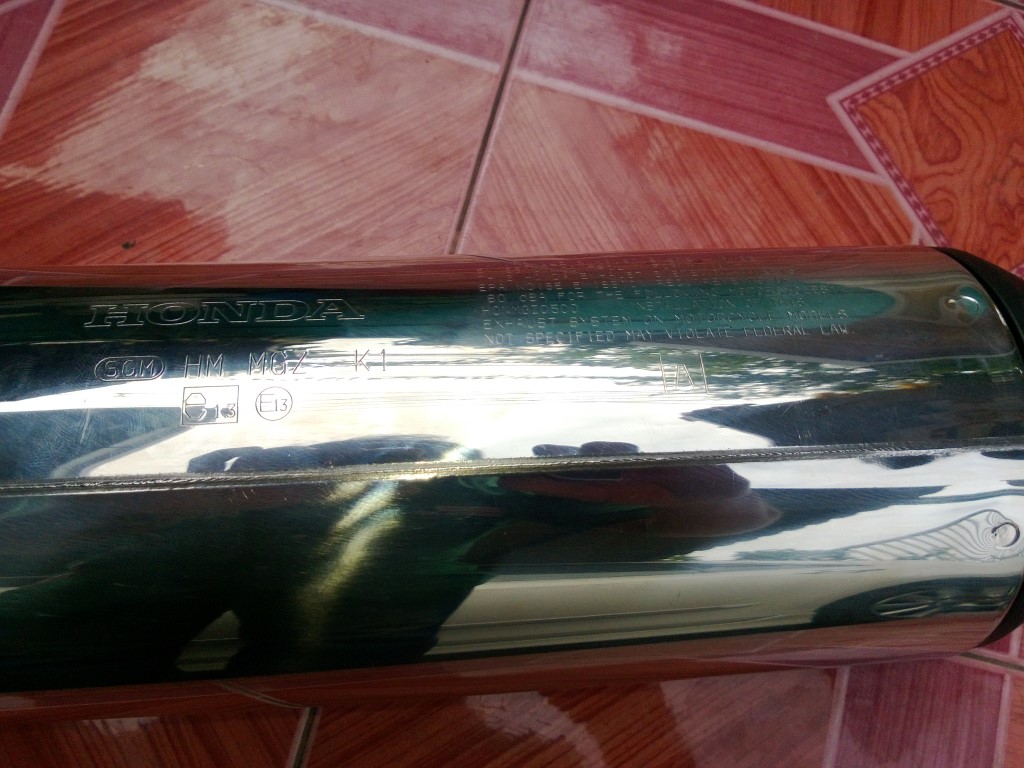 ปลายท่อไอเสีย Honda CBR 500 R แท้