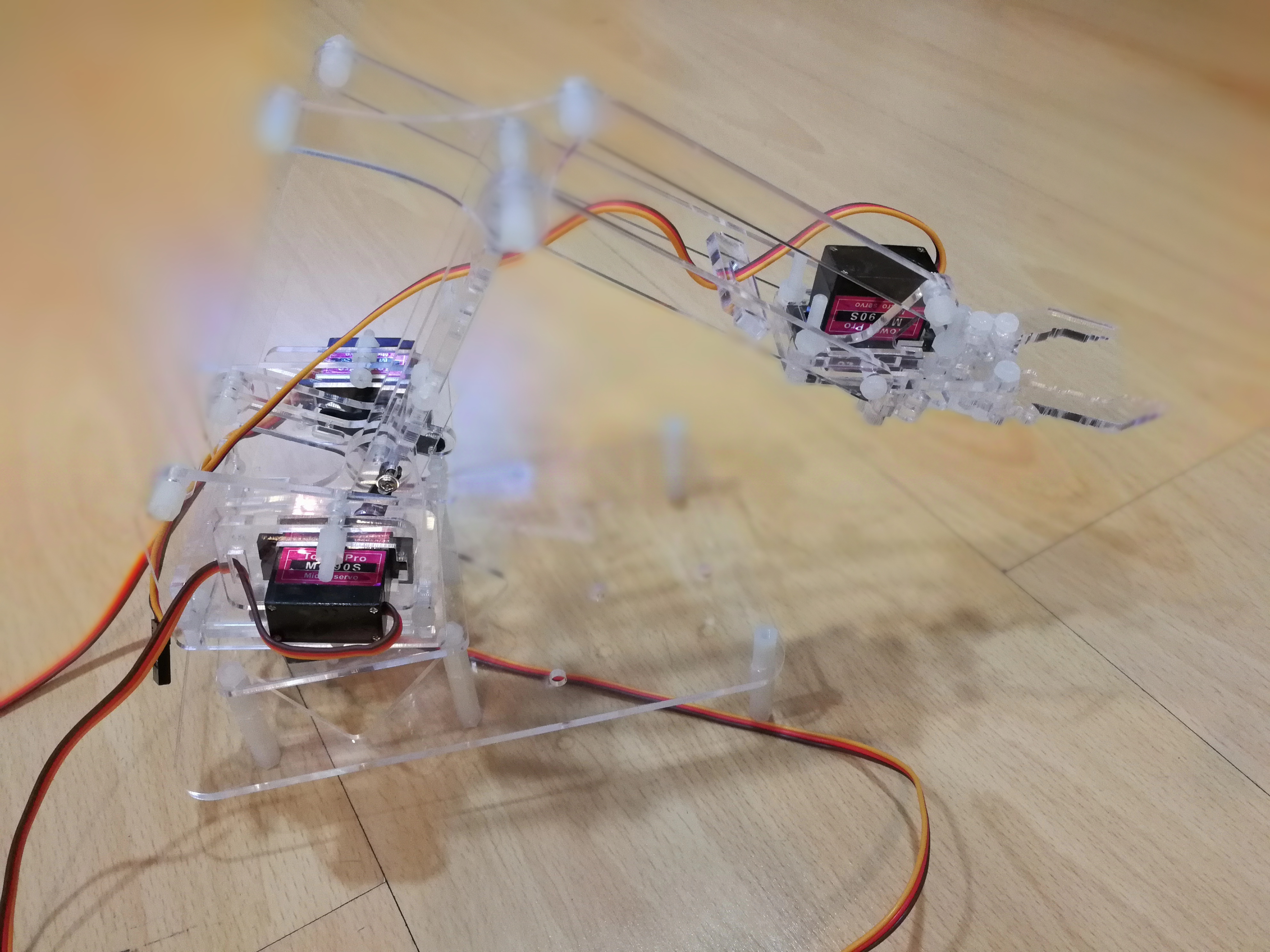 Micro Robot Arm แขนหุ่นยนต์