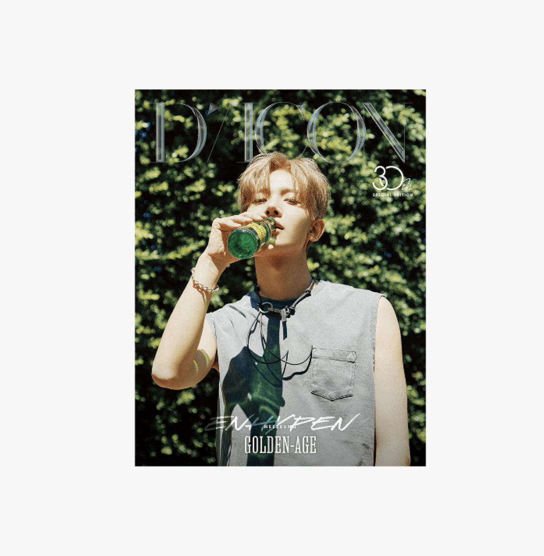 Enhypen -DICON VOLUME N°30 ENHYPEN GOLDEN AGE-(A-type) :02 HEESEUNG - ส่งเรือ