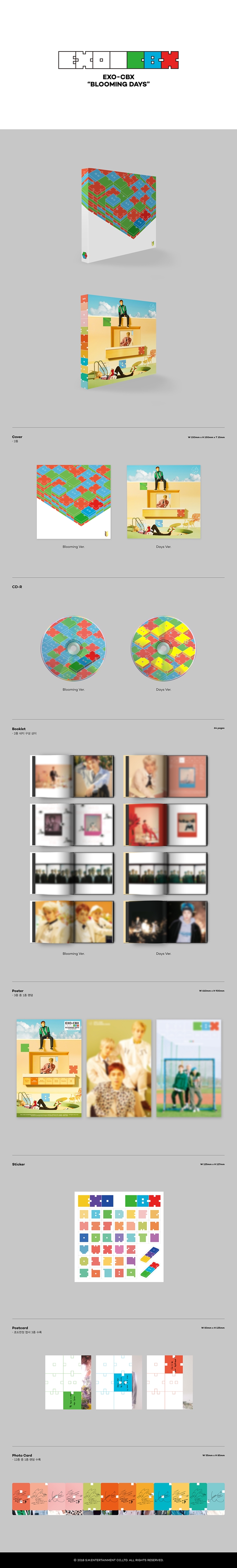 EXO-CBX - Mini Album Vol.2 หน้าปก Blooming Ver