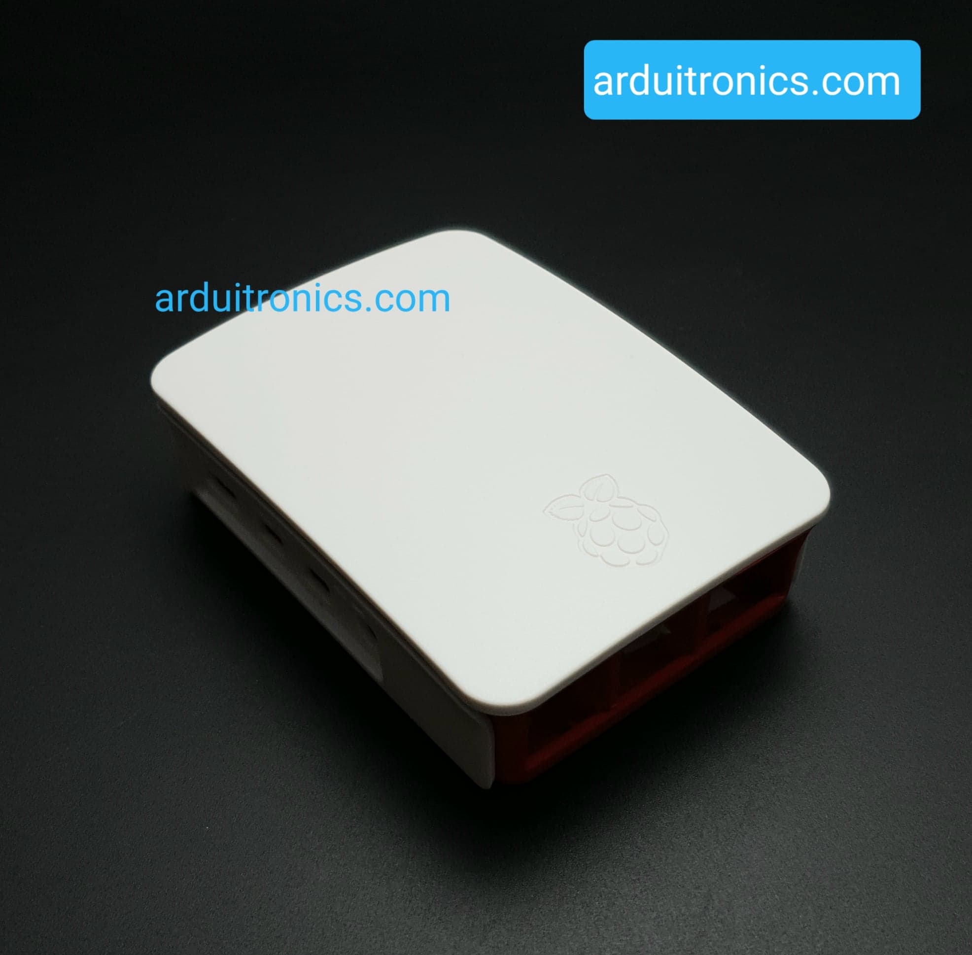 Raspberry Pi 4B Case (White & Red Color) สีขาวแดง มีโลโก้ Pi