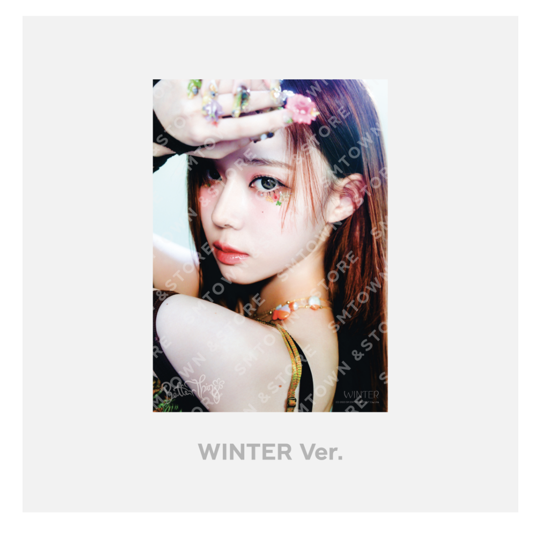 aespa -aespa Digital Single - 'Better Things' MD Collection] - ของสะสม A4 PHOTO แบบ Winter - ส่งเครืองบิน