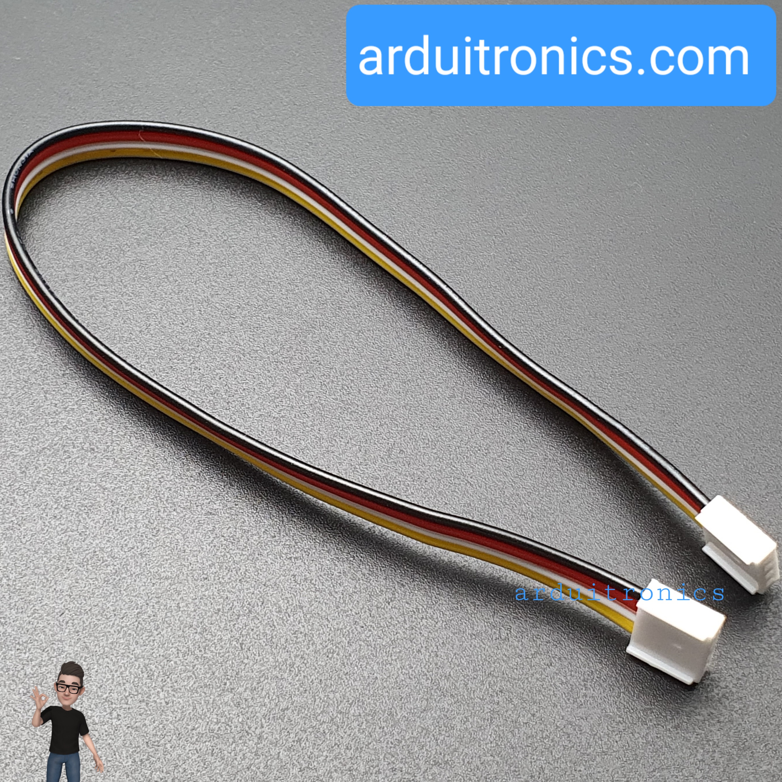 Grove - Universal 4 Pin 20cm Unbuckled Cable จำนวน 1 เส้น (Grove to Grove)