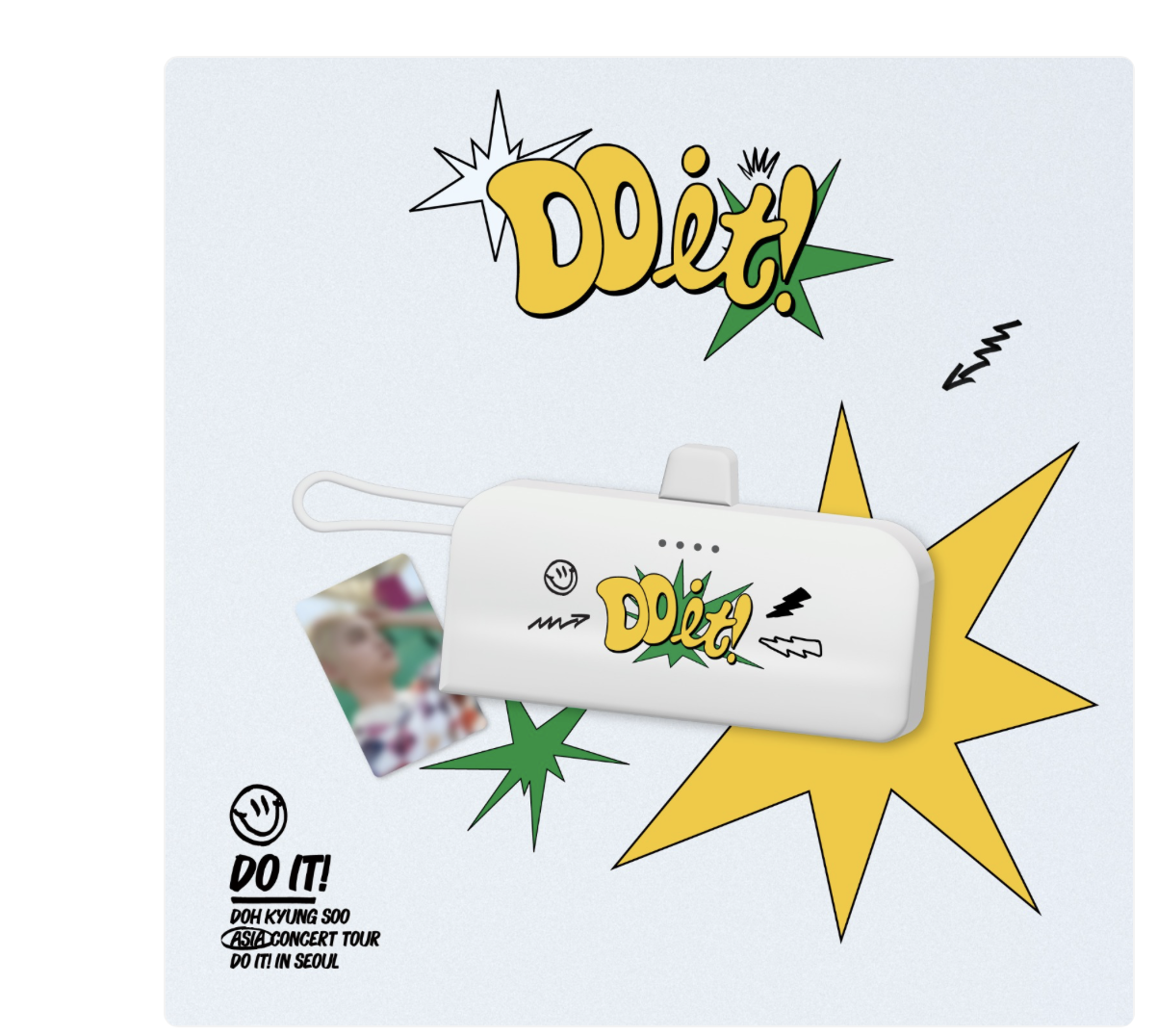 EXO - D.O. -DOH KYUNG SOO -(DOH KYUNG SOO) ASIA CONCERT TOUR [DO it!] MD -EXTERNAL BATTERY