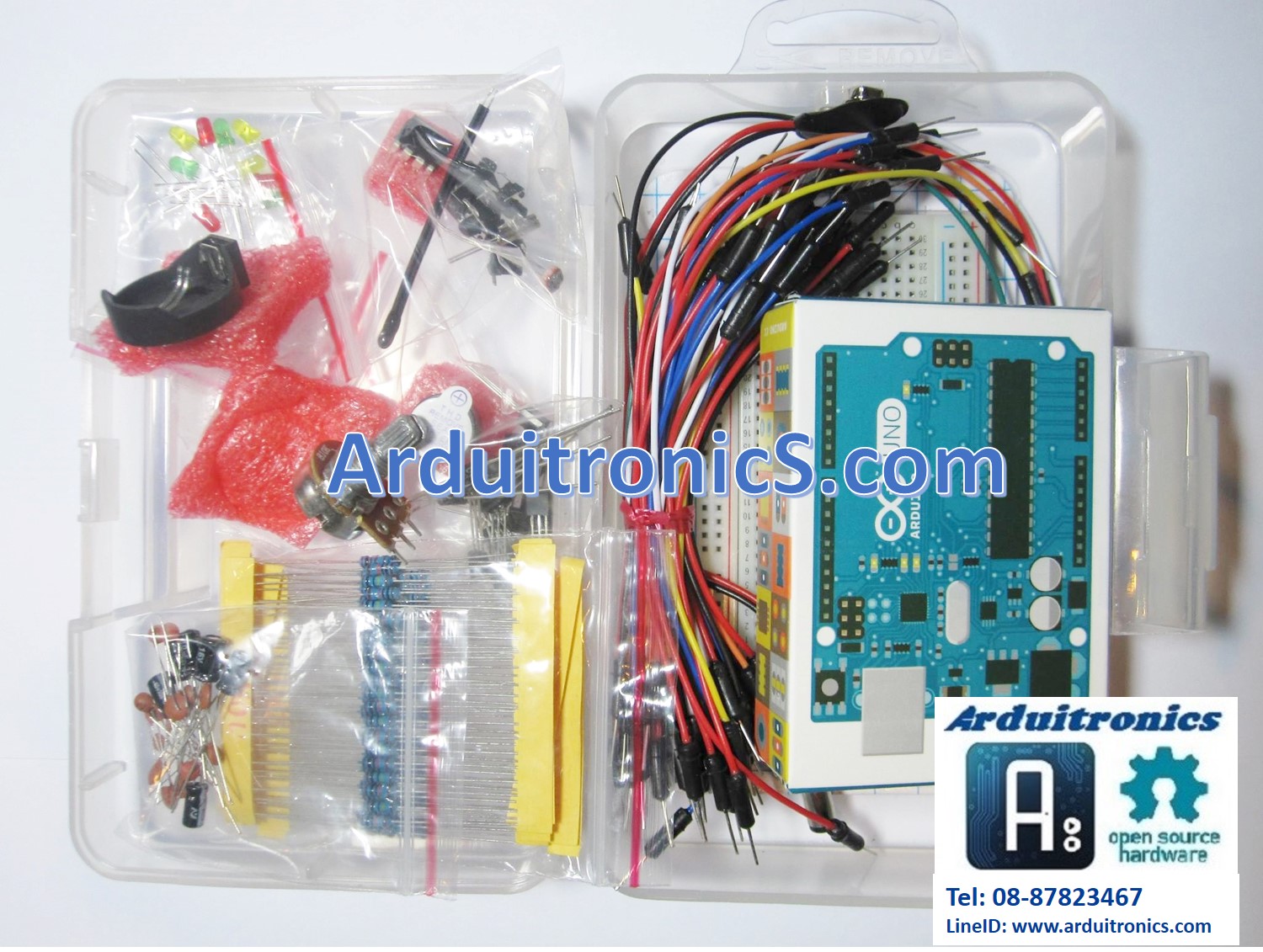 Arduino UNO R3 (แท้ Made in Italy) + Super Save Starter Kit