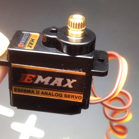 Mini Metal Gear Analog Servo for RC Model (EMAX ES08MA II 12g)