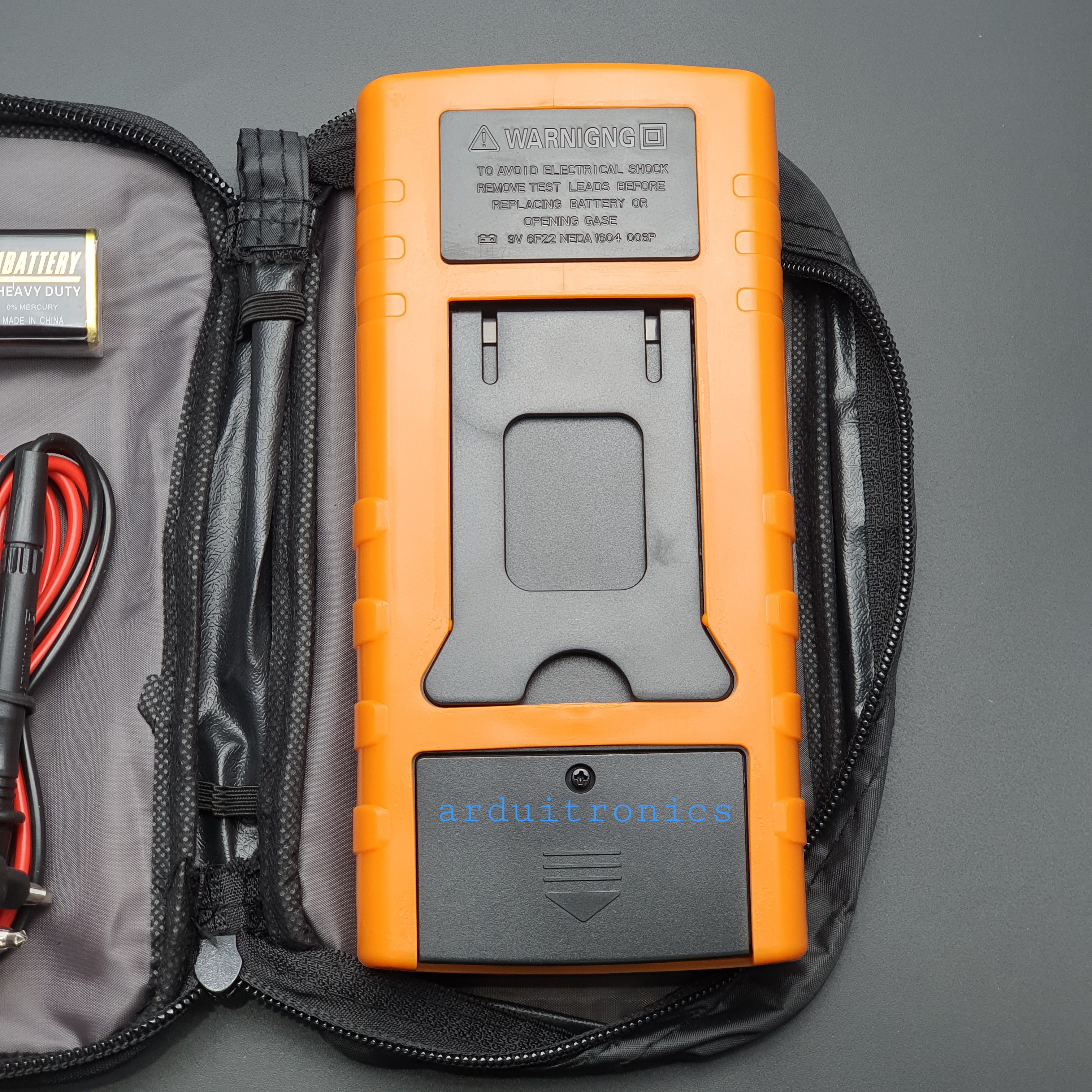Digital Multimeter (MINHAO DT9205A) + สายโพรบ + ถ่าน + ซองใส่