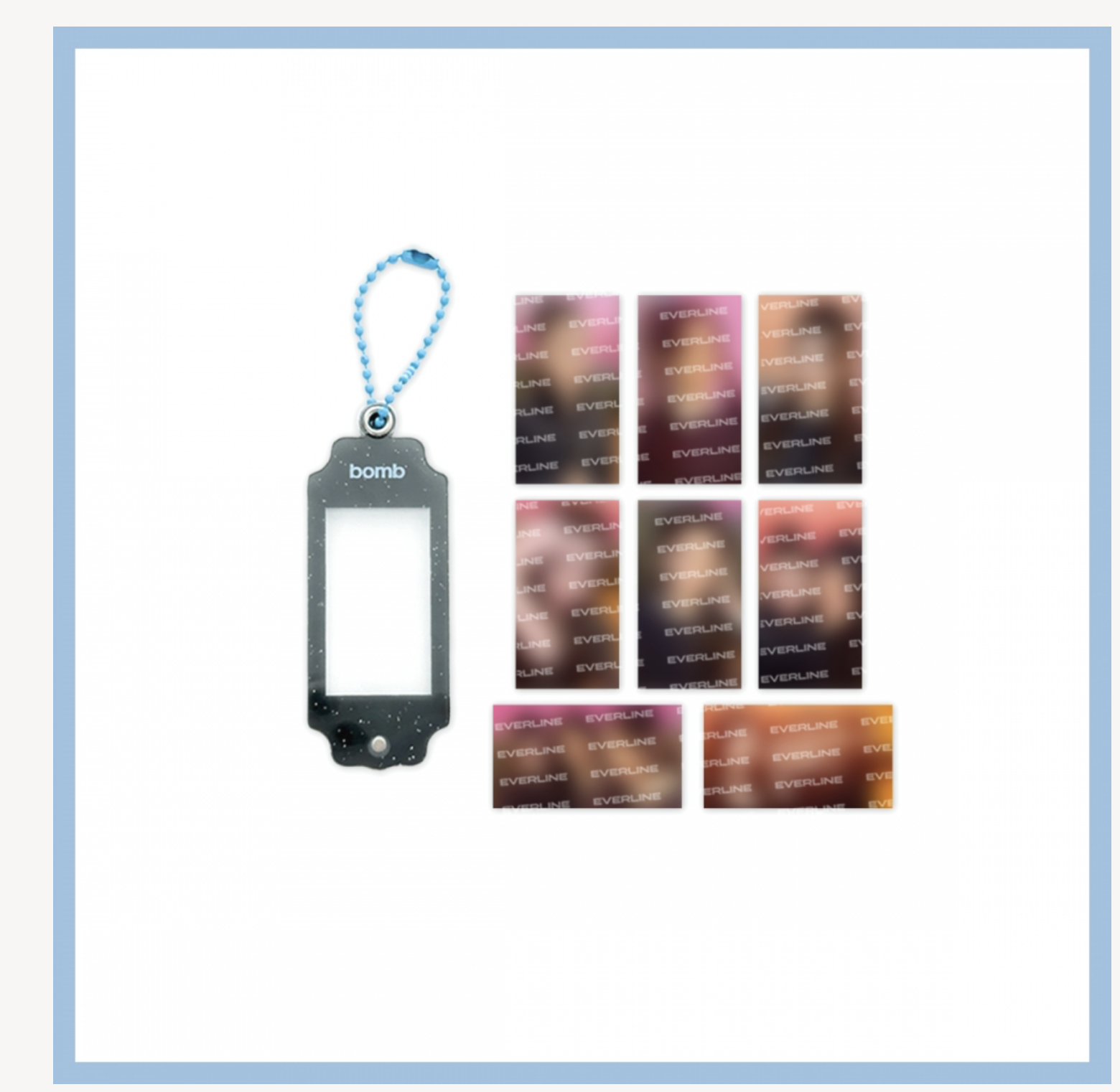 ILLIT - ILLIT 3rd Mini Album ‘bomb’ POP-UP STORE Merch. - Name tag keyring