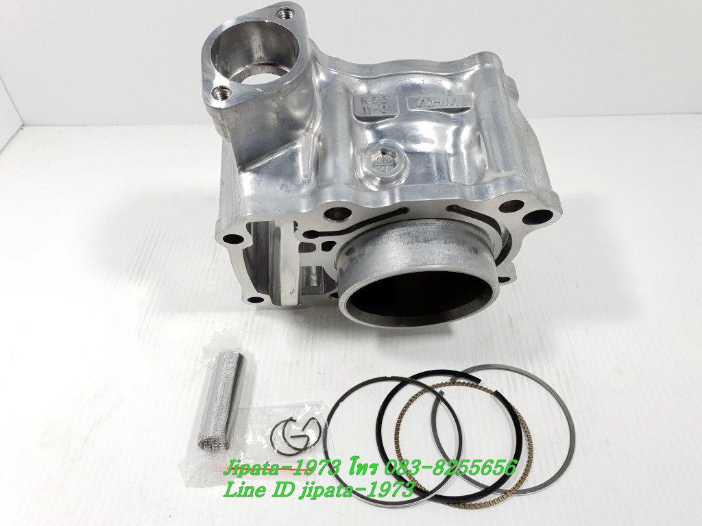 (CB150 R) ชุดเสื้อสูบพร้อมชุดลูกสูบแหวนครบชุด Honda CB150R,CBR 150 ปี 2019 (57 มม.) งานเกรดเอ