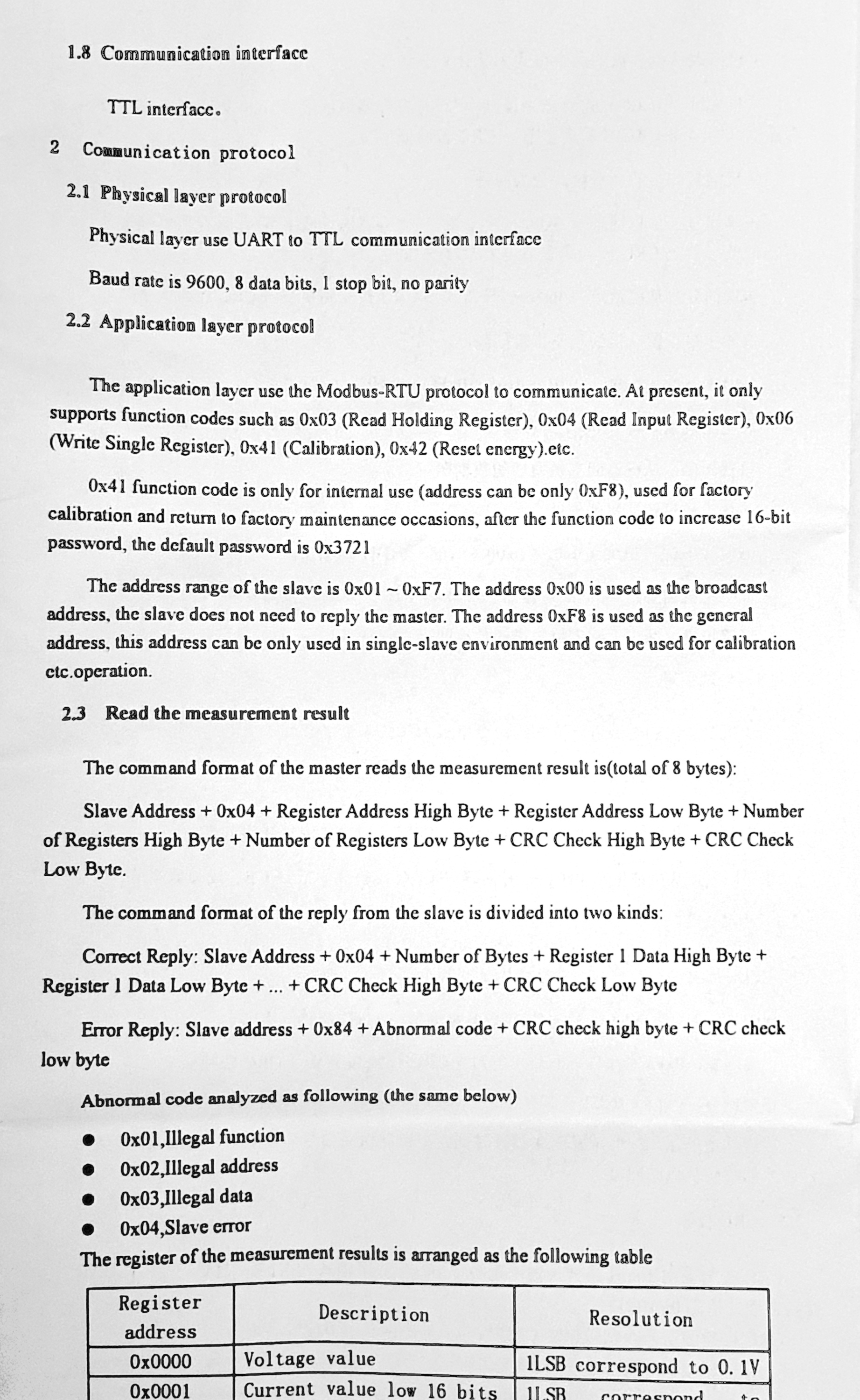 PZEM-004T-100A-D-P(V1.0) Upgrade Version AC Digital Power Energy Meter Module + Coil Current Transformer