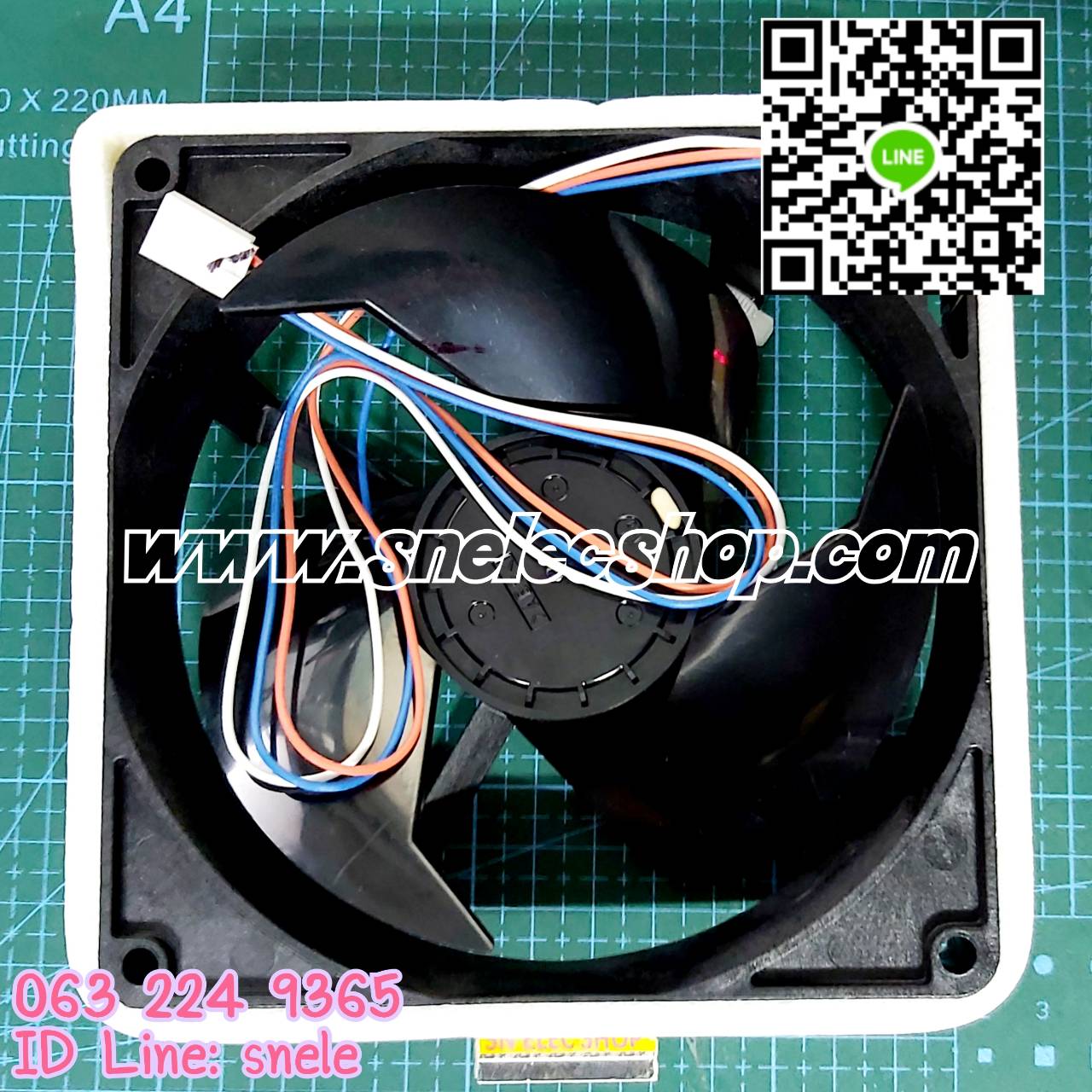 พัดลมตู้เย็น ฮิตาชิ รุ่น R-W550PZX HH0004140A พาร์ท PTR-VG710P3*032 อะไหล่แท้100%