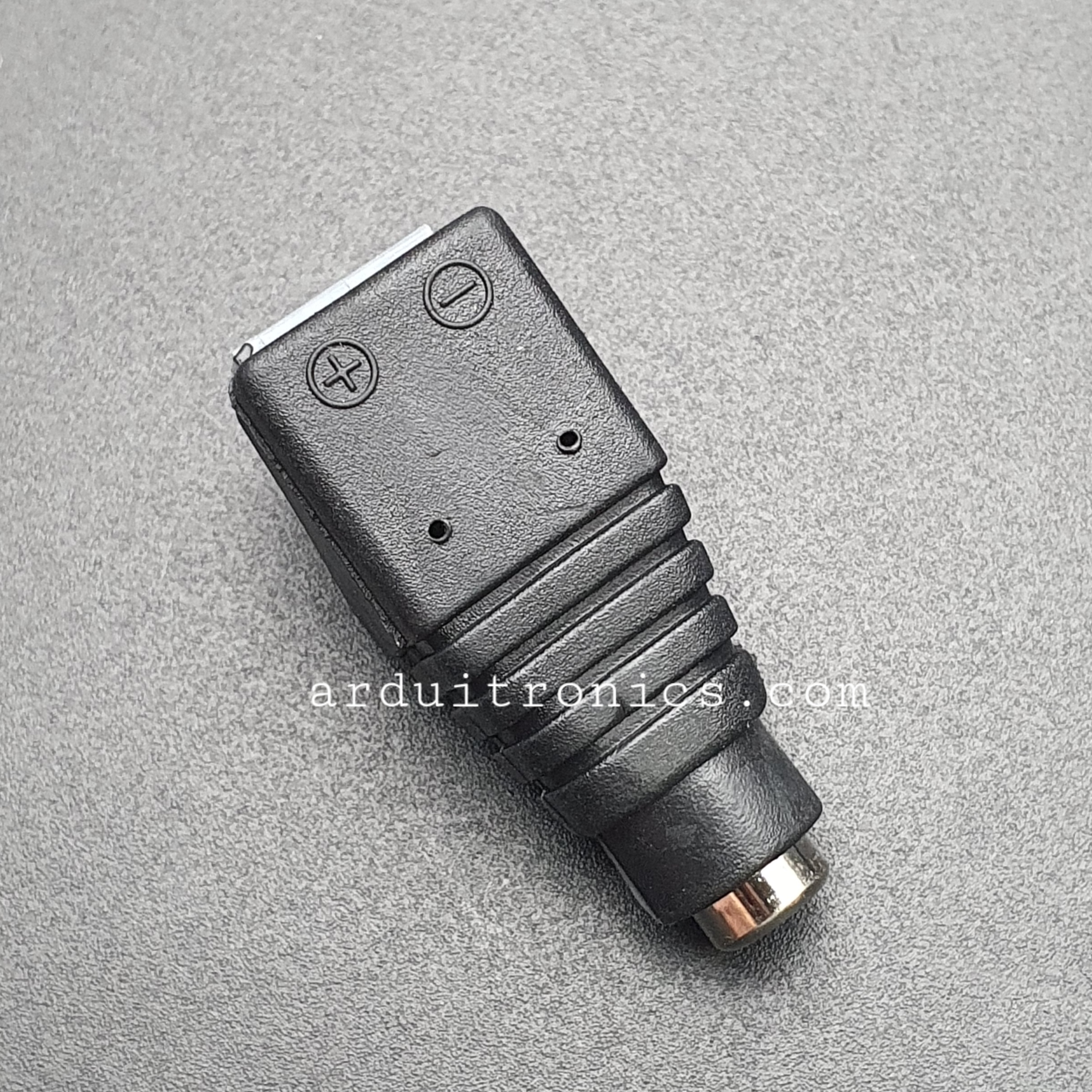 DC Power Connector DC Jack หัวแจ็ค ตัวเมีย Female Adapter Jack Plug 5.5 x2.1 mm ขนาดพอดีกับหัว Jack Arduino ไม่ต้องบัดกรี