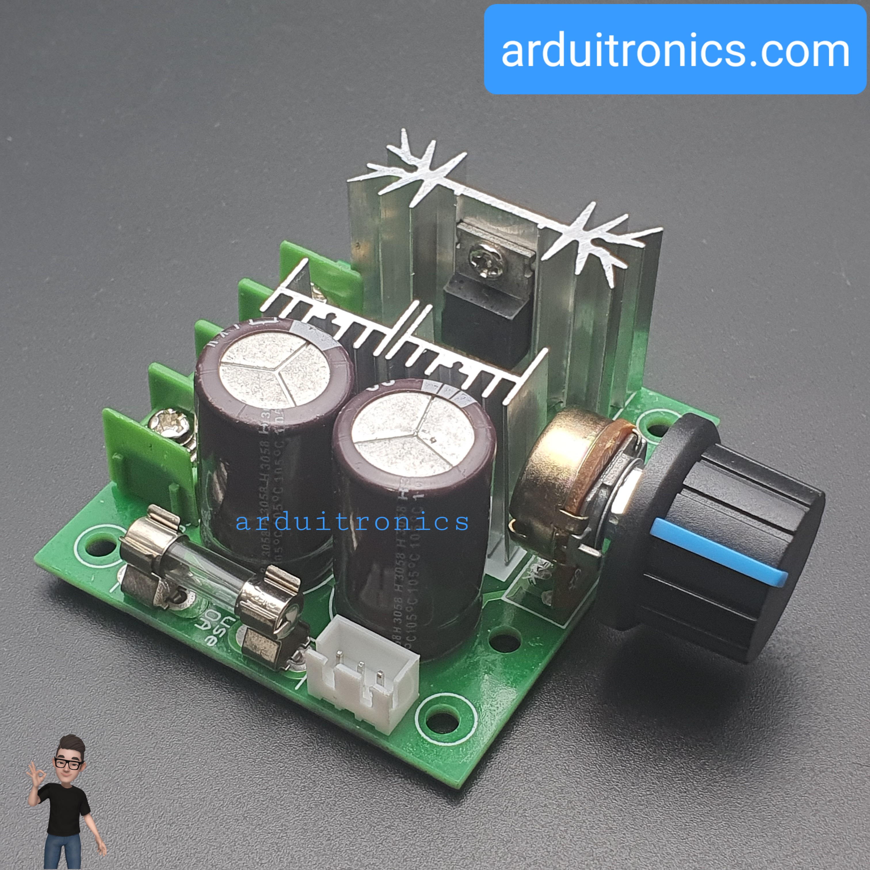 Speed Control PWM Motor 12-40VDC 10A บอร์ดควบคุมความเร็วมอเตอร์กระแสตรง 12-40V 10A