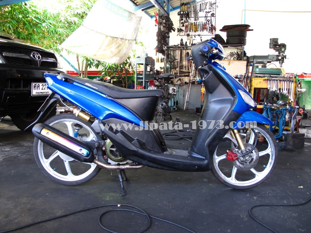 งานดัดโครงตัวถัง yamaha Mio