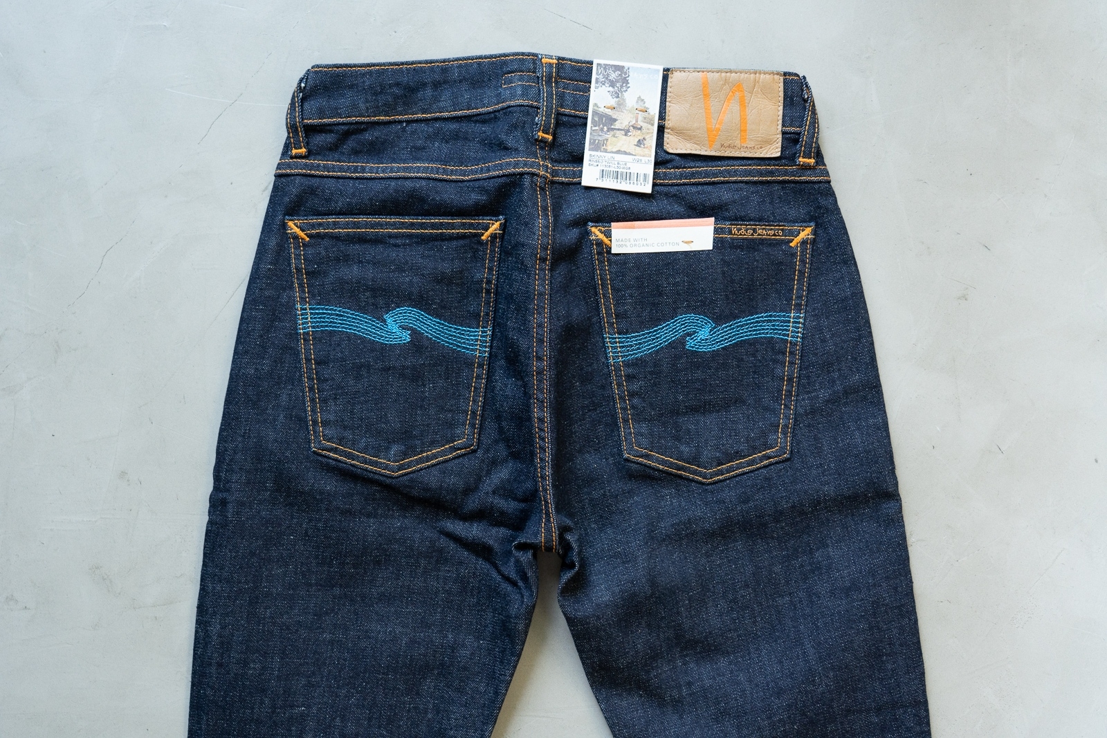 Skinny Lin Rinsed Twill Blue [RARE] ยีนส์ผ้าดิบแช่น้ำ