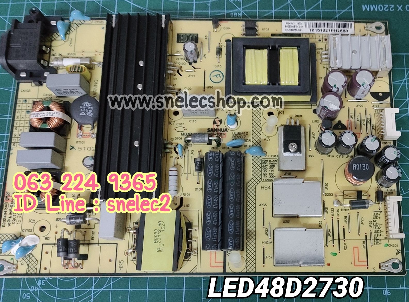 บอร์ดซัพพลาย รุ่น LED48D2730