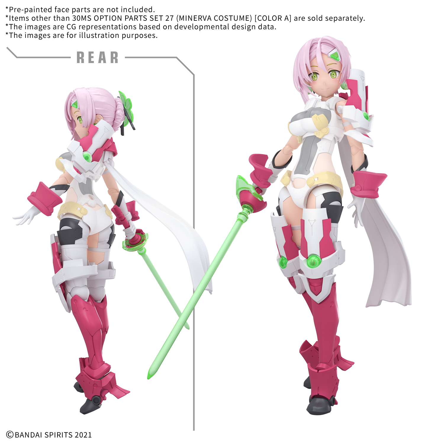 "Pre-Order" 30MS Option Parts Set 27 (Minerva Costume) (Color A)