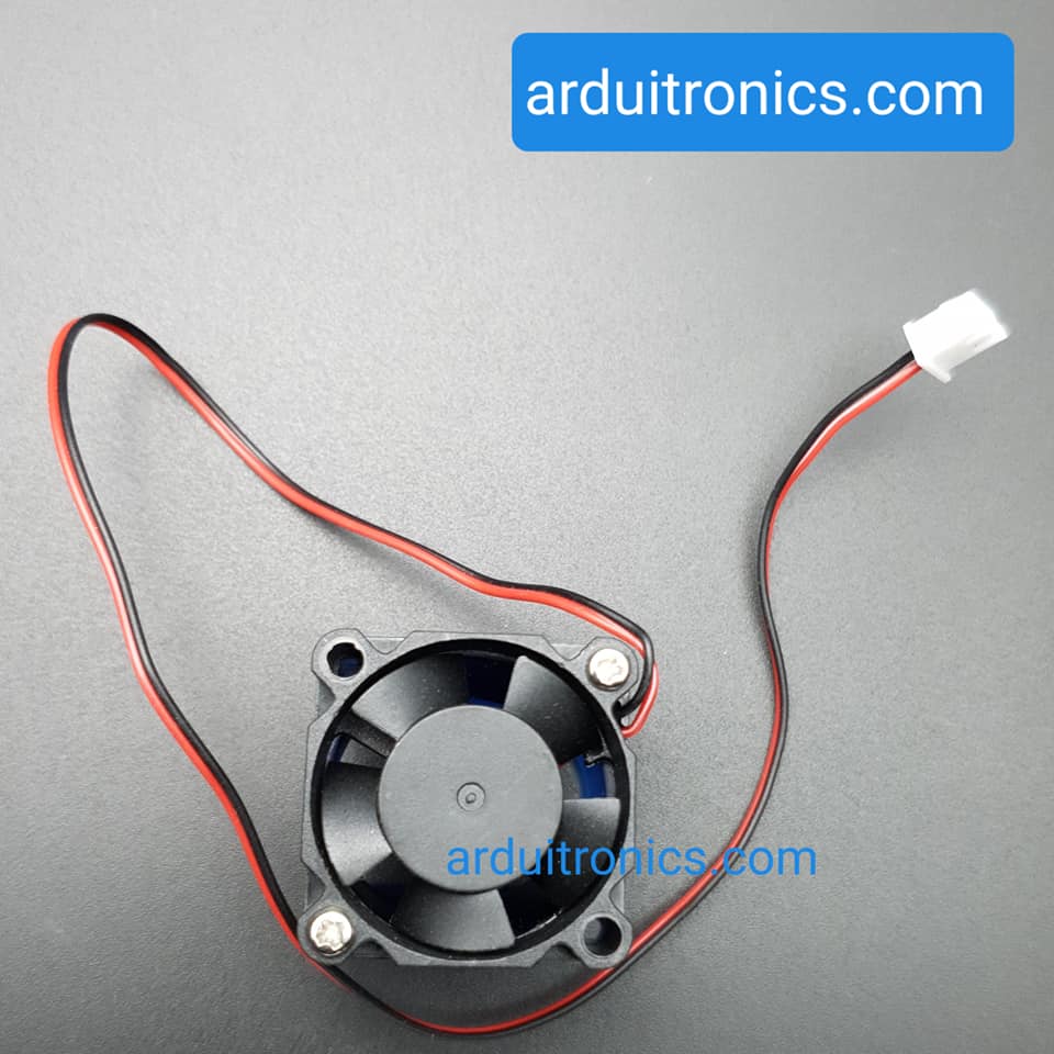 V6 Duct Fan Blue Plastic + Fan 12V for J-head 3D Printer