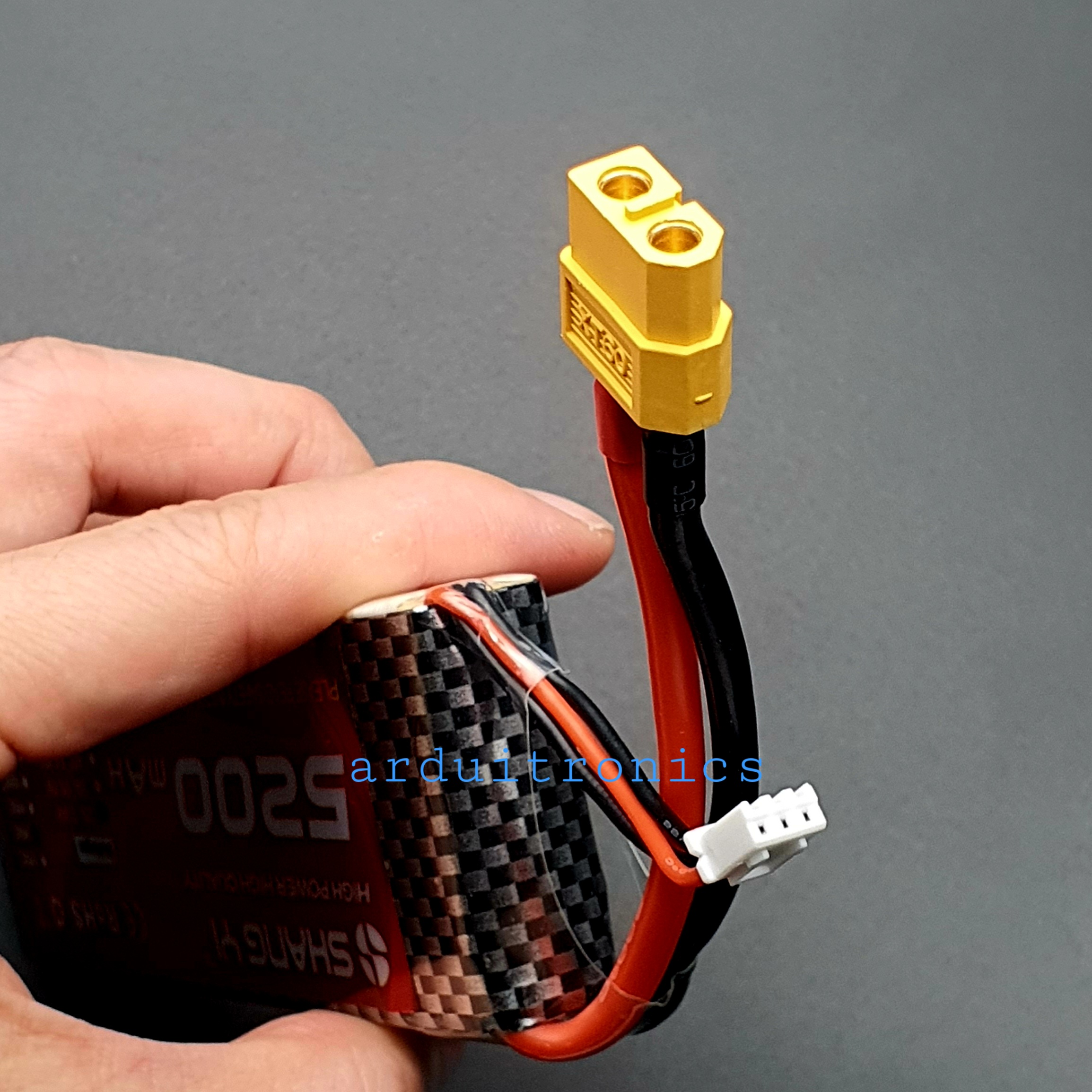 Rechargeable Lithium Battery 5200mAh 2S 7.4V 35C (หัวสายไฟแบบ XT60)