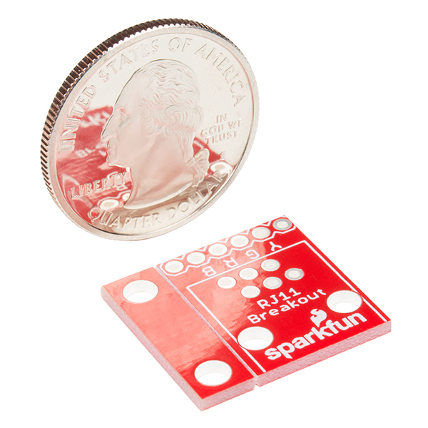 RJ11 Breakout (ของแท้จาก Sparkfun) - 1 pack มี 2 แผ่น