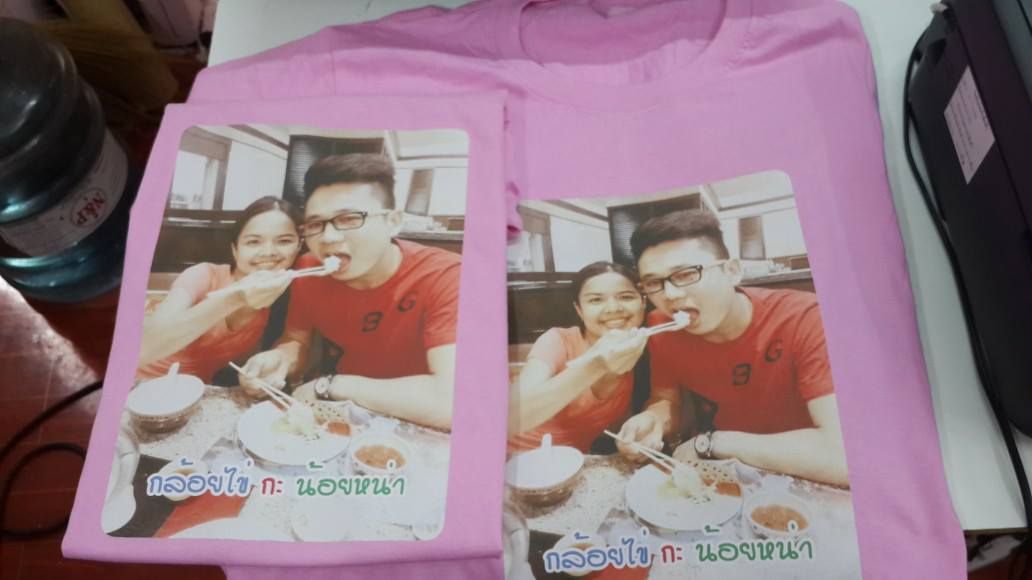 เสื้อยืด Cotton 100% สกรีนได้ตามใจชอบ