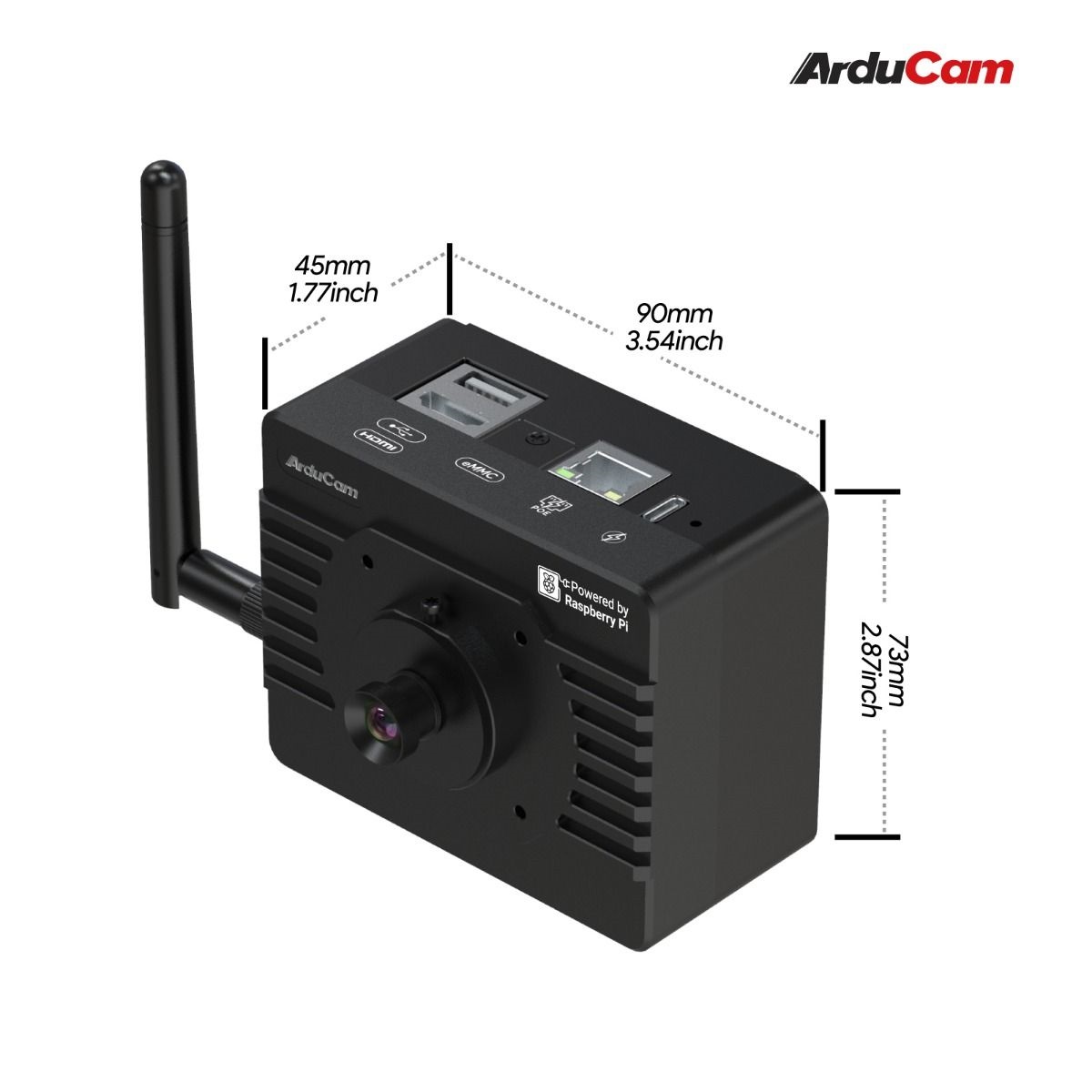 Arducam KingKong, All-in-one Raspberry Pi CM4 AI Camera Kit