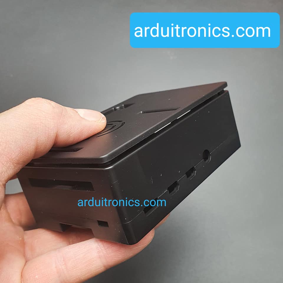 Raspberry Pi 4B 3.5-inch Touch Screen (พร้อมปากกา) + ABS Case (สีดำ) + Heat Sink