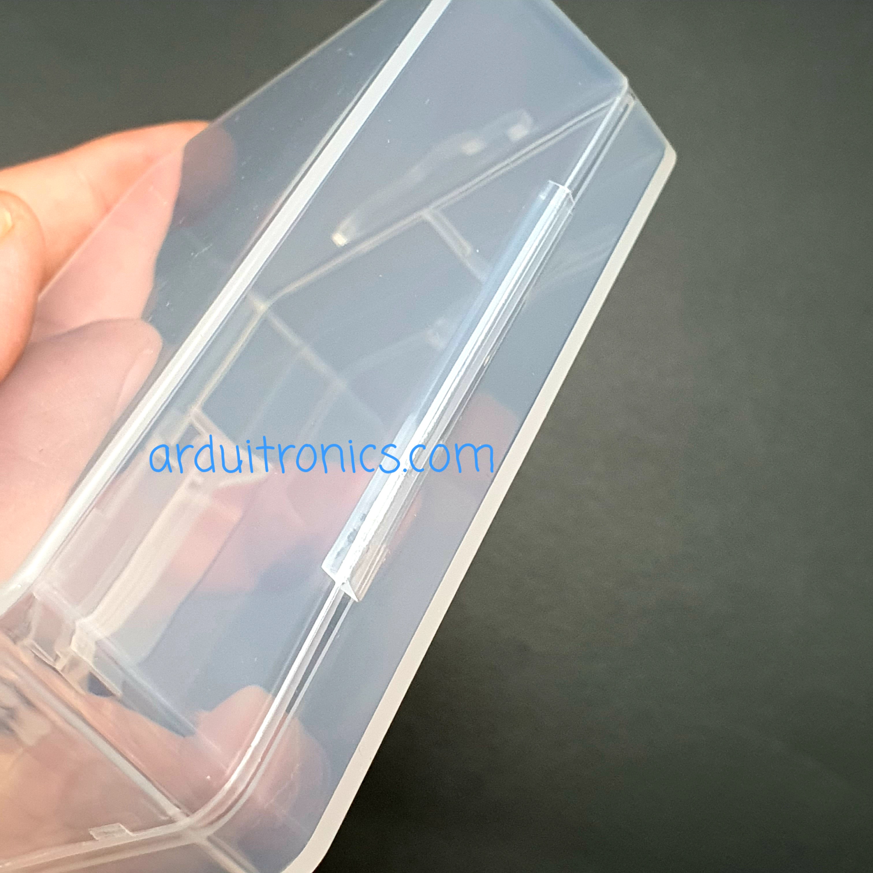 กล่องเก็บอุปกรณ์พลาสติก ขนาด 10 x 7 x 3.3cm