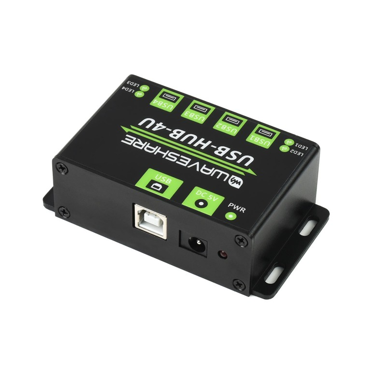 Industrial Grade USB HUB, Extending 4x USB 2.0 Ports (ของแท้จาก Waveshare)
