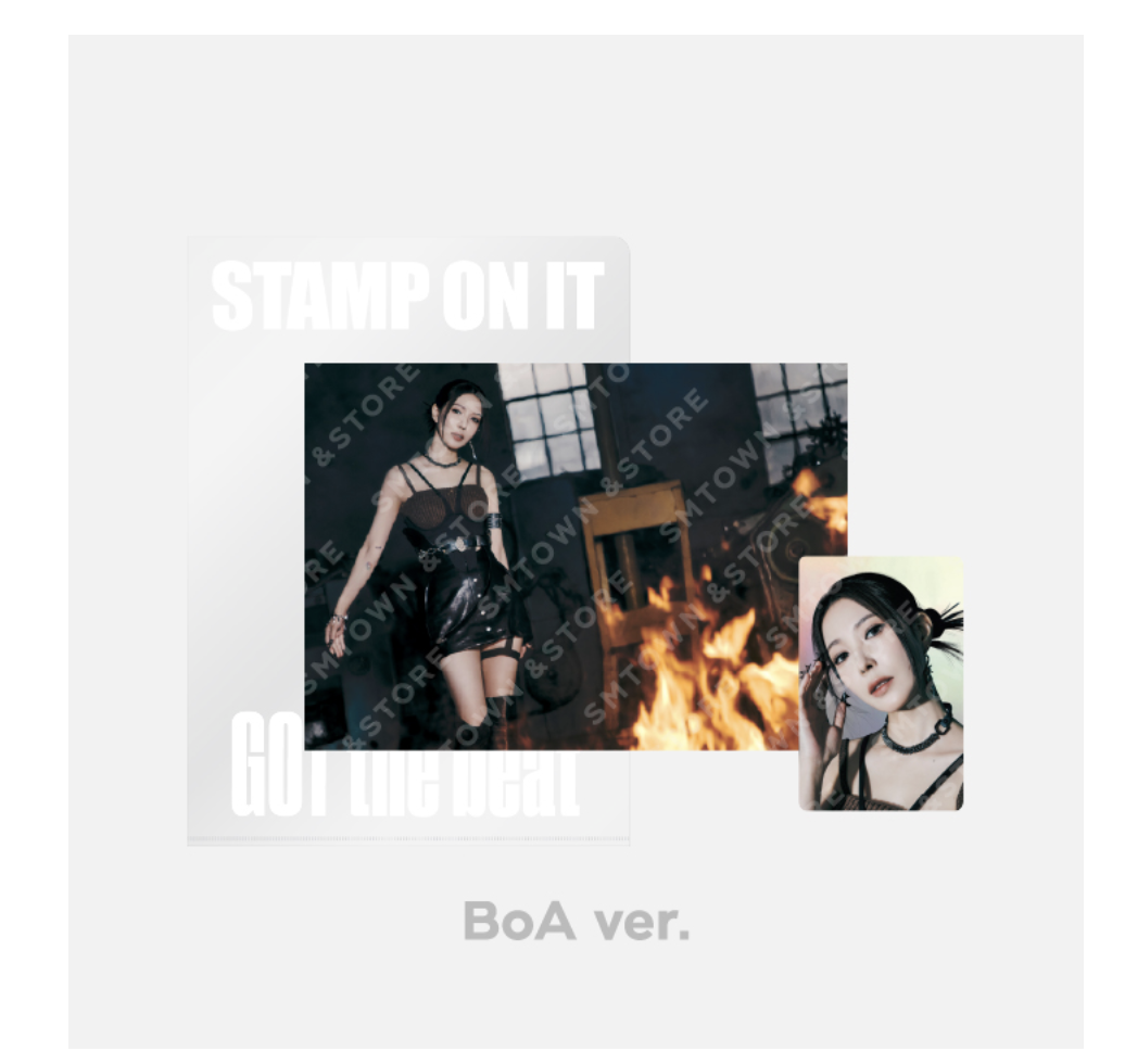 GOT the beat -GOT the beat The 1st mini Album - 'Stamp On It' MD Collection] - ของสะสม POSTCARD + HOLOGRAM PHOTO CARD SET - Boa