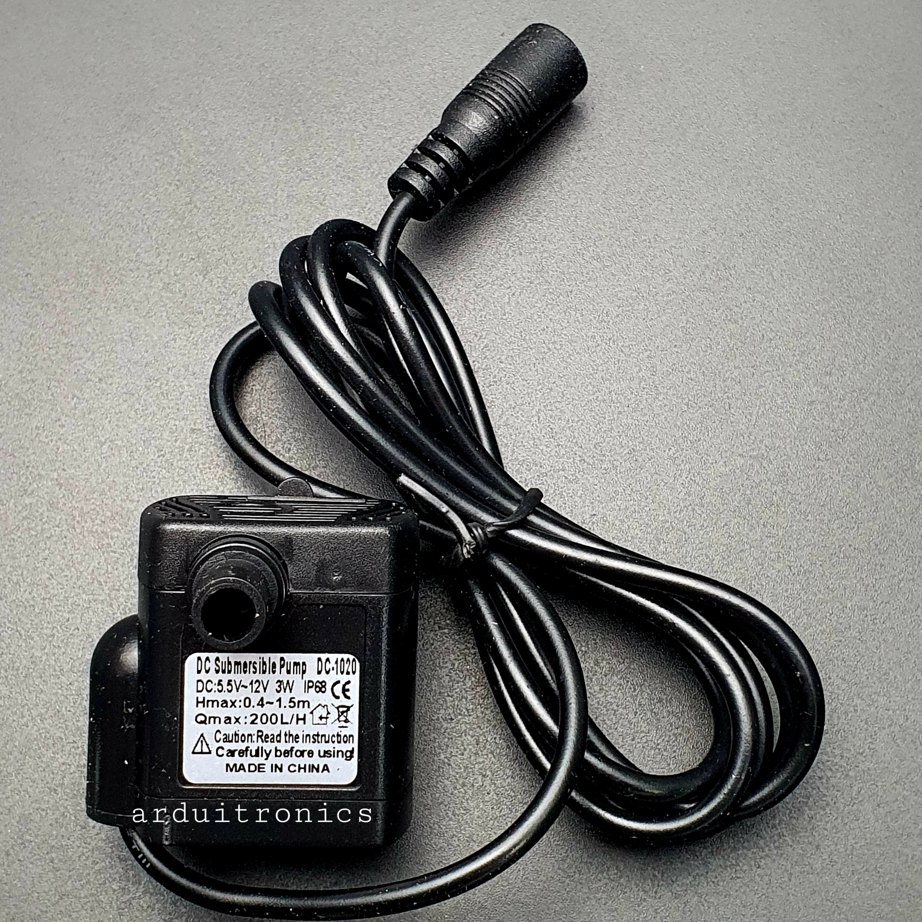 Brushless Water Pump Ultra-Quiet Jack Head (12V) ปั้มน้ำสำหรับทำตู้ปลาหรือน้ำพุ