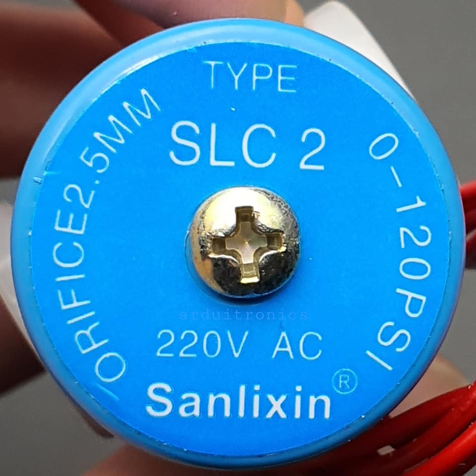 Solenoid Valve โซลินอยด์วาล์ว พลาสติก 2 หุน 220VAC ( SLC 2 )