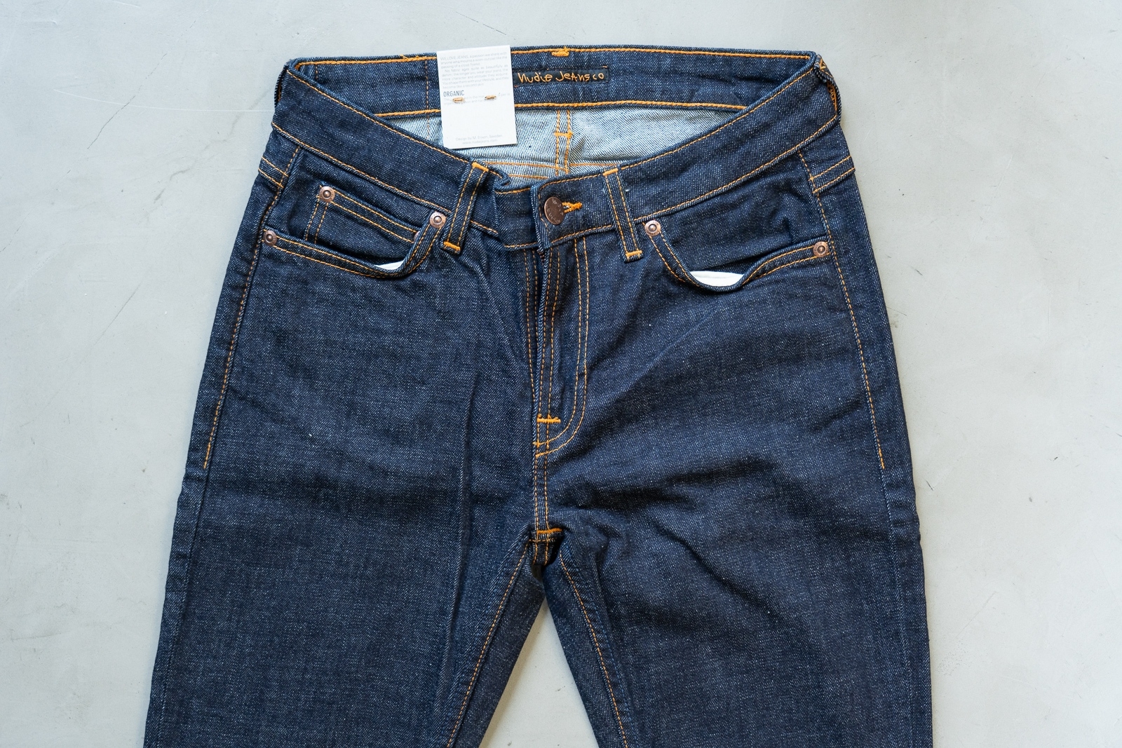 Skinny Lin Rinsed Twill Blue [RARE] ยีนส์ผ้าดิบแช่น้ำ