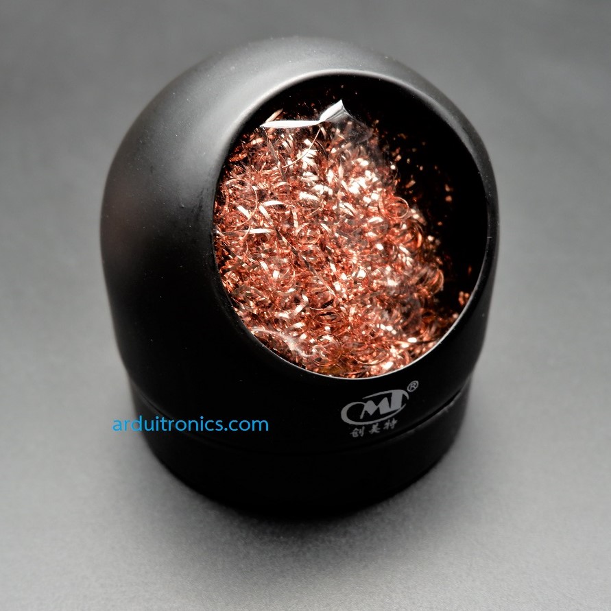 ที่ทำความสะอาดหัวแร้ง (กรอบสีดำอย่างดี) Welding Iron Head Cleaner Wire Ball Cleaning