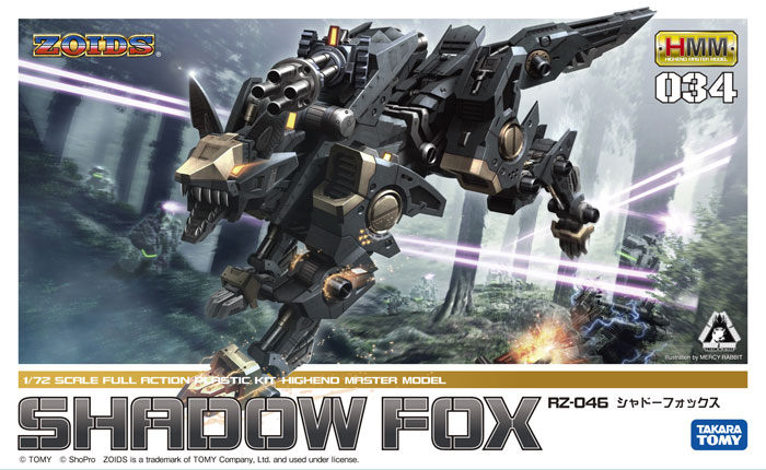 HMM ZOIDS 1/72 RZ-046 Shadow Fox