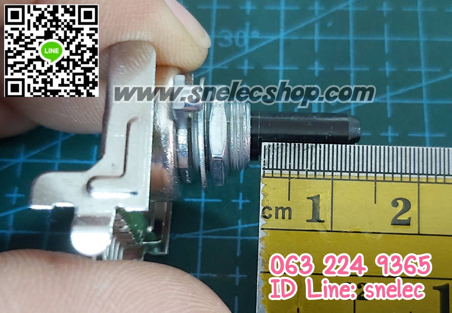 โวลุ่ม 6ขา B104 แกนยาว 12 มิล