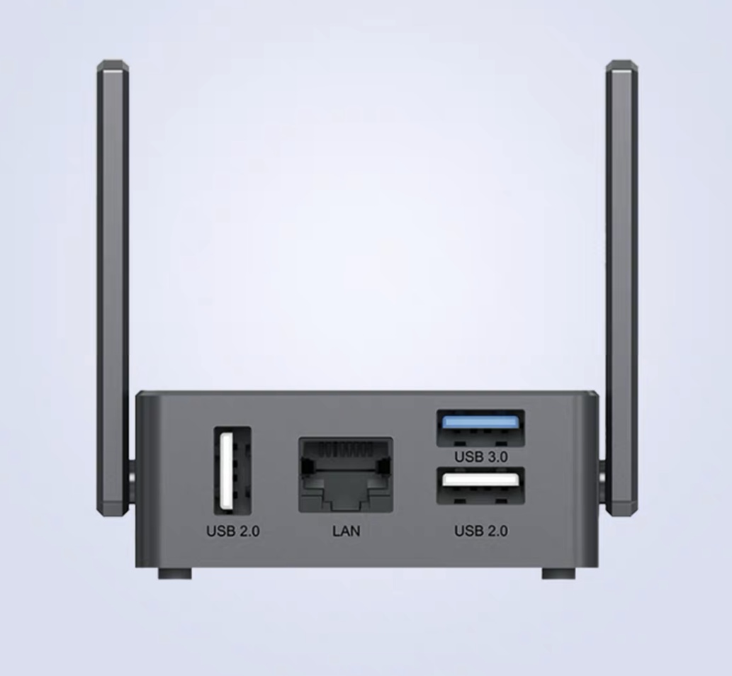 กล่องโลหะพิเศษ สำหรับ Orange Pi 5 / 5B Development Board กล่องโลหะพิเศษ พร้อมเสาอากาศ