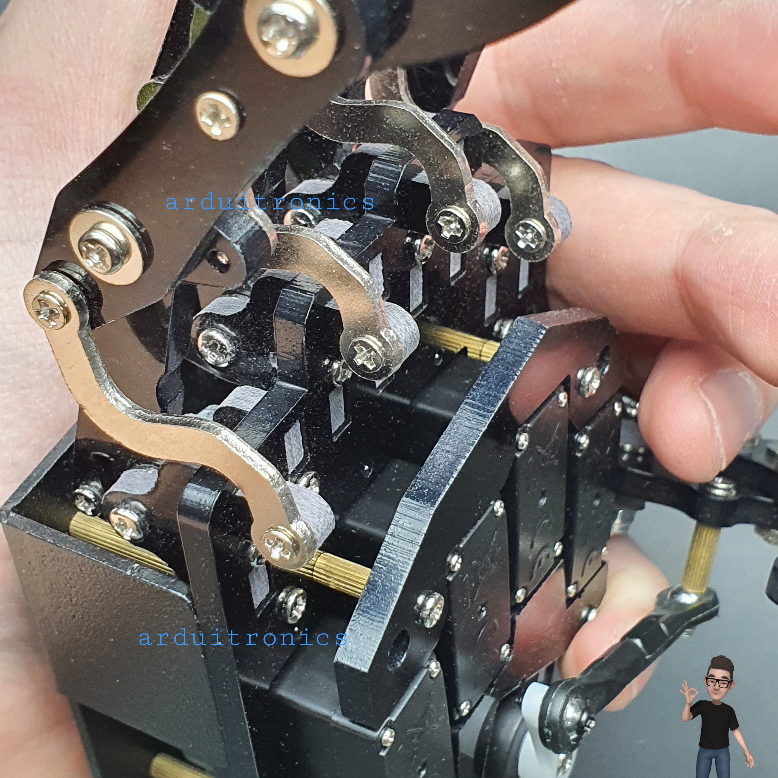 Robot Hand (Right) Kit ประกอบให้แล้วพร้อมใช้