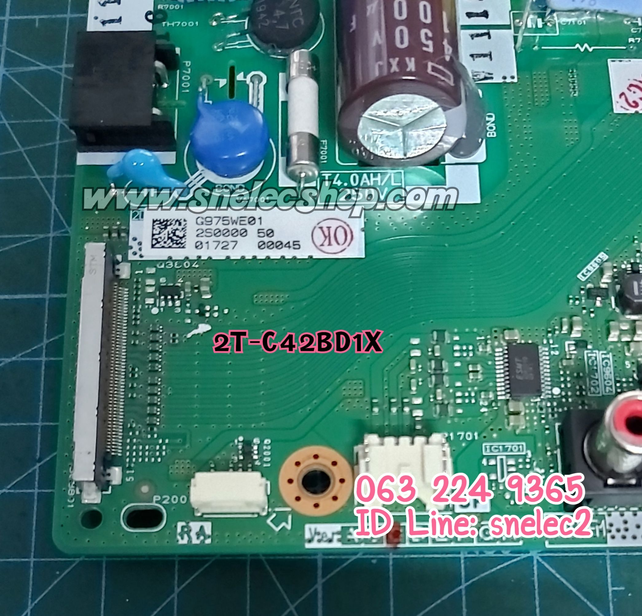 เมนบอร์ดชาร์ป รุ่น 2T-C42BD1X มือสองพร้อมใช้งาน