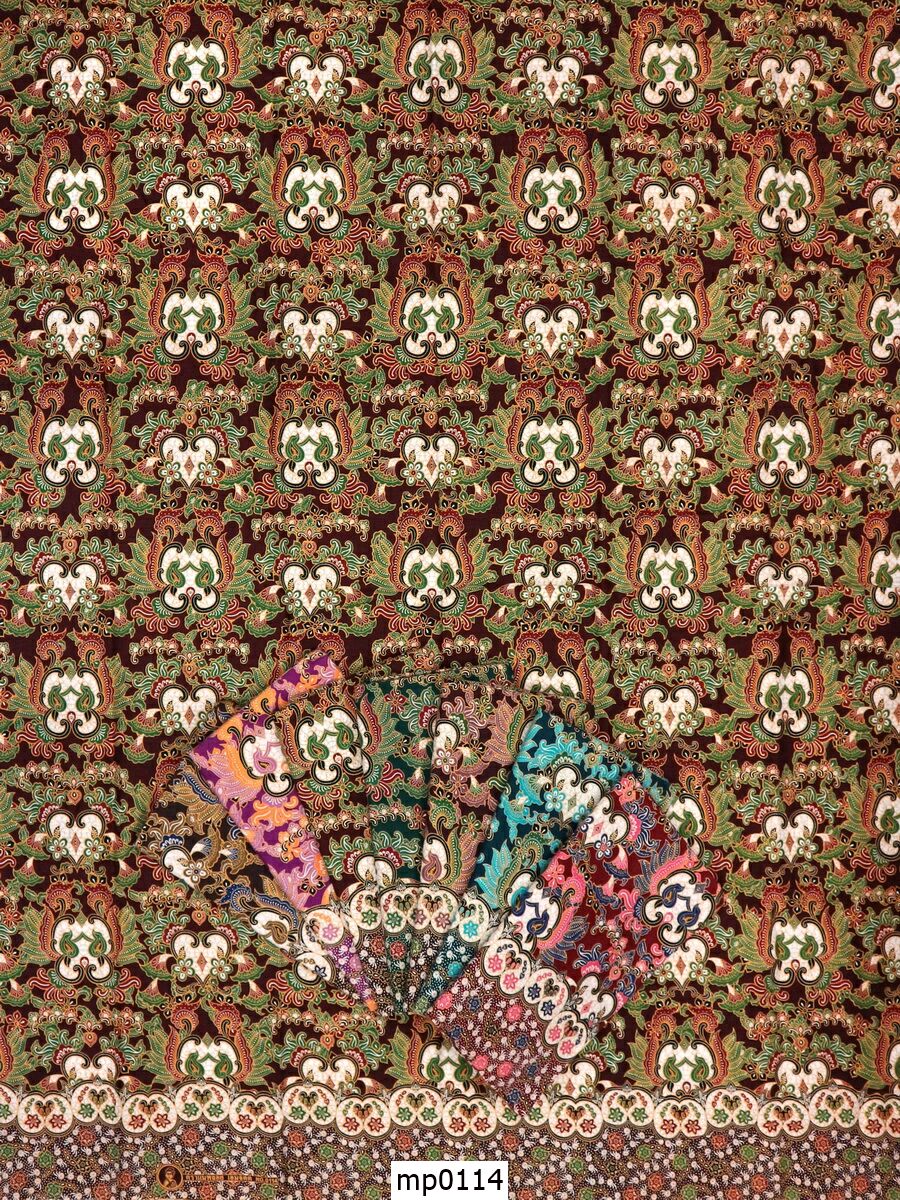 [D-MP0114] ผ้าถุงแม่พลอย 1.8เมตร เย็บพร้อมนุ่ง คอตต้อน 100%