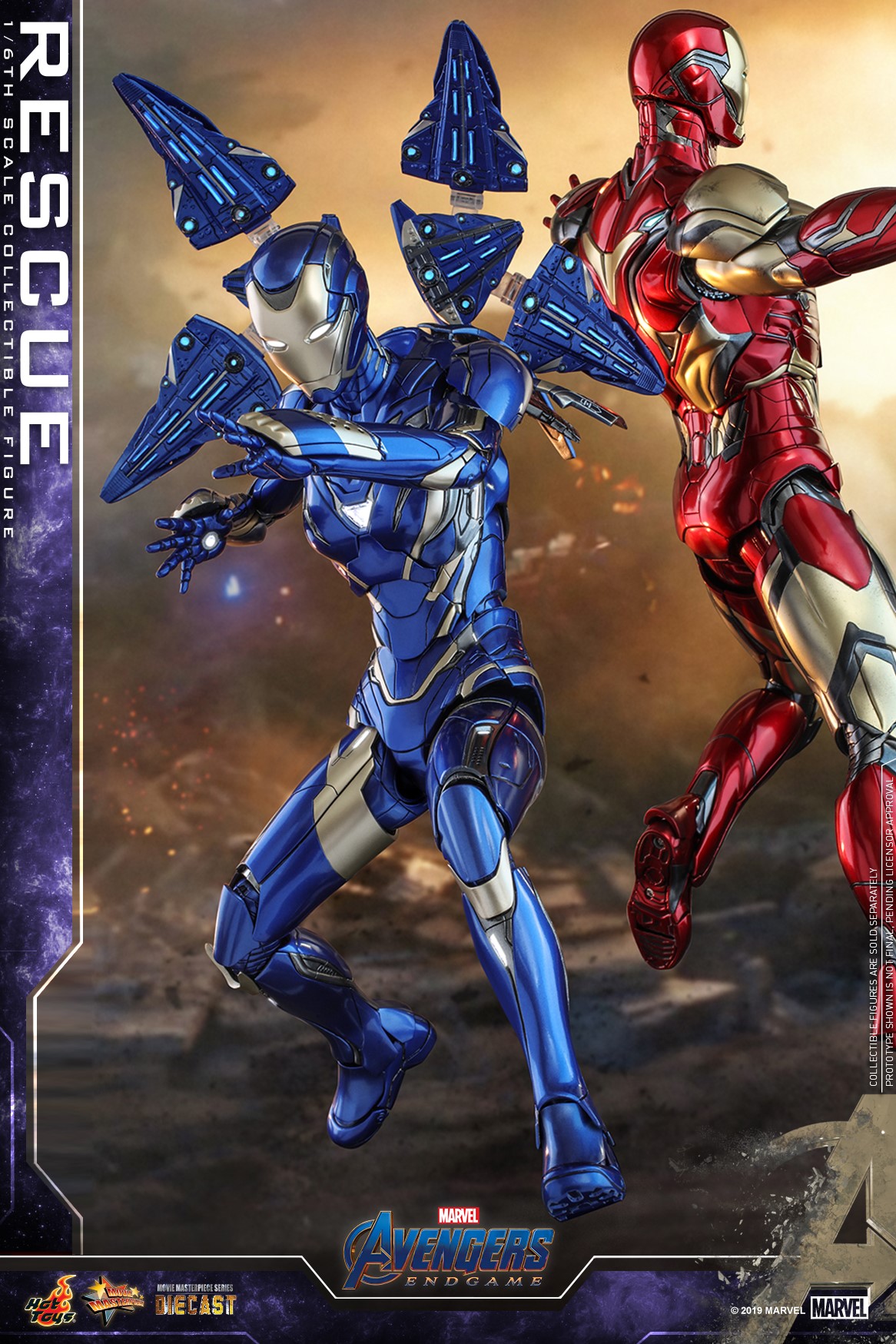 "Pre-Order" Pepper Potts in Rescue Armor: Avengers Endgame 1/6Scale (Diecast)