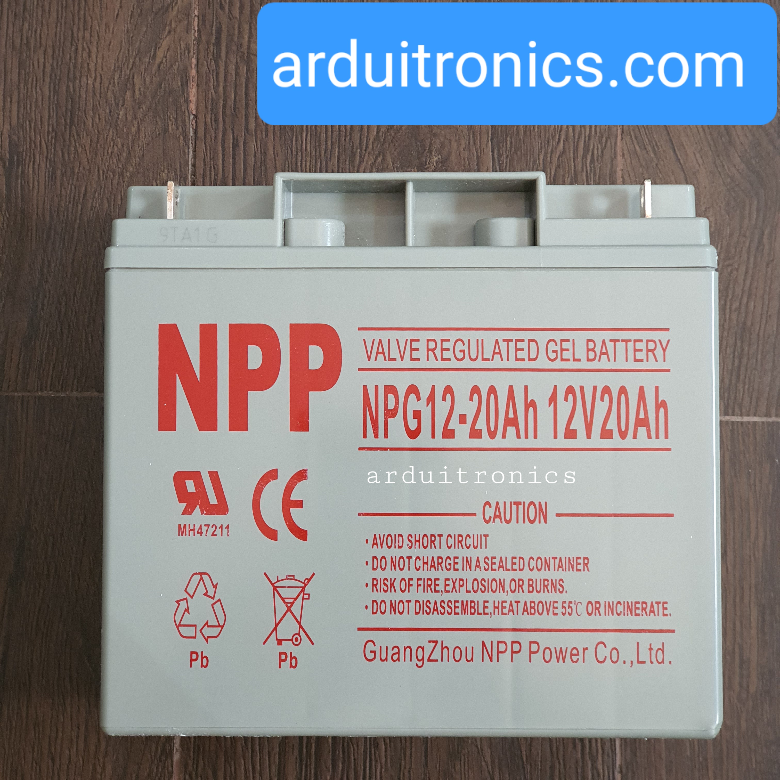 แบตเตอรี่แห้ง 12V 20AH